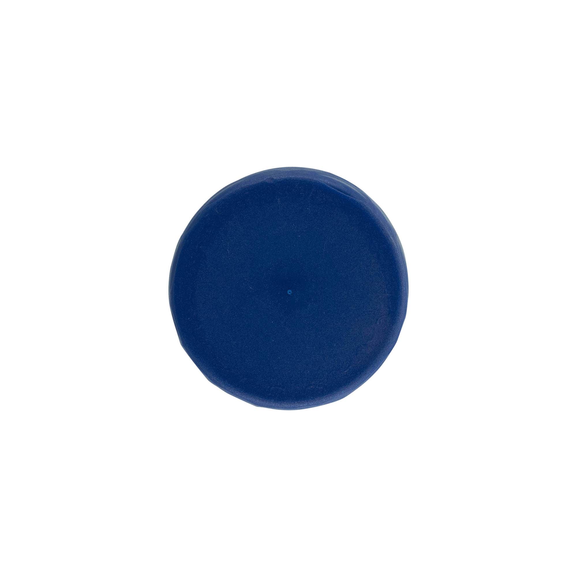 Tapa de solapa para olla de cerámica de cuello estrecho, plástico HDPE, azul