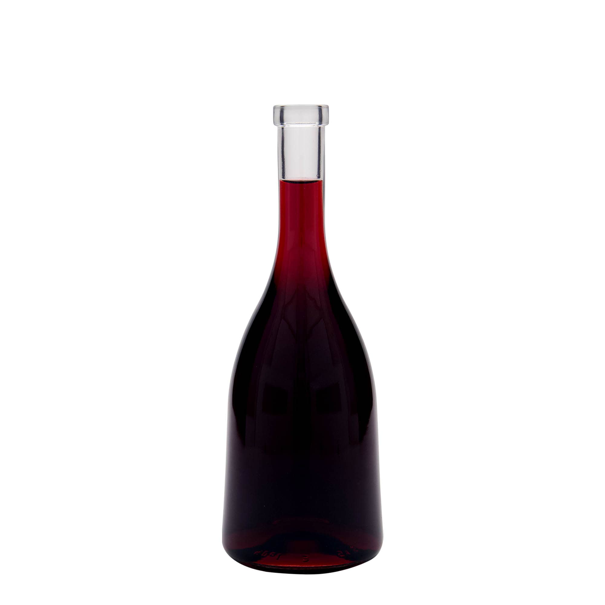 Botella de vidrio de 500 ml 'Rustica speciale speciale', boca: corcho
