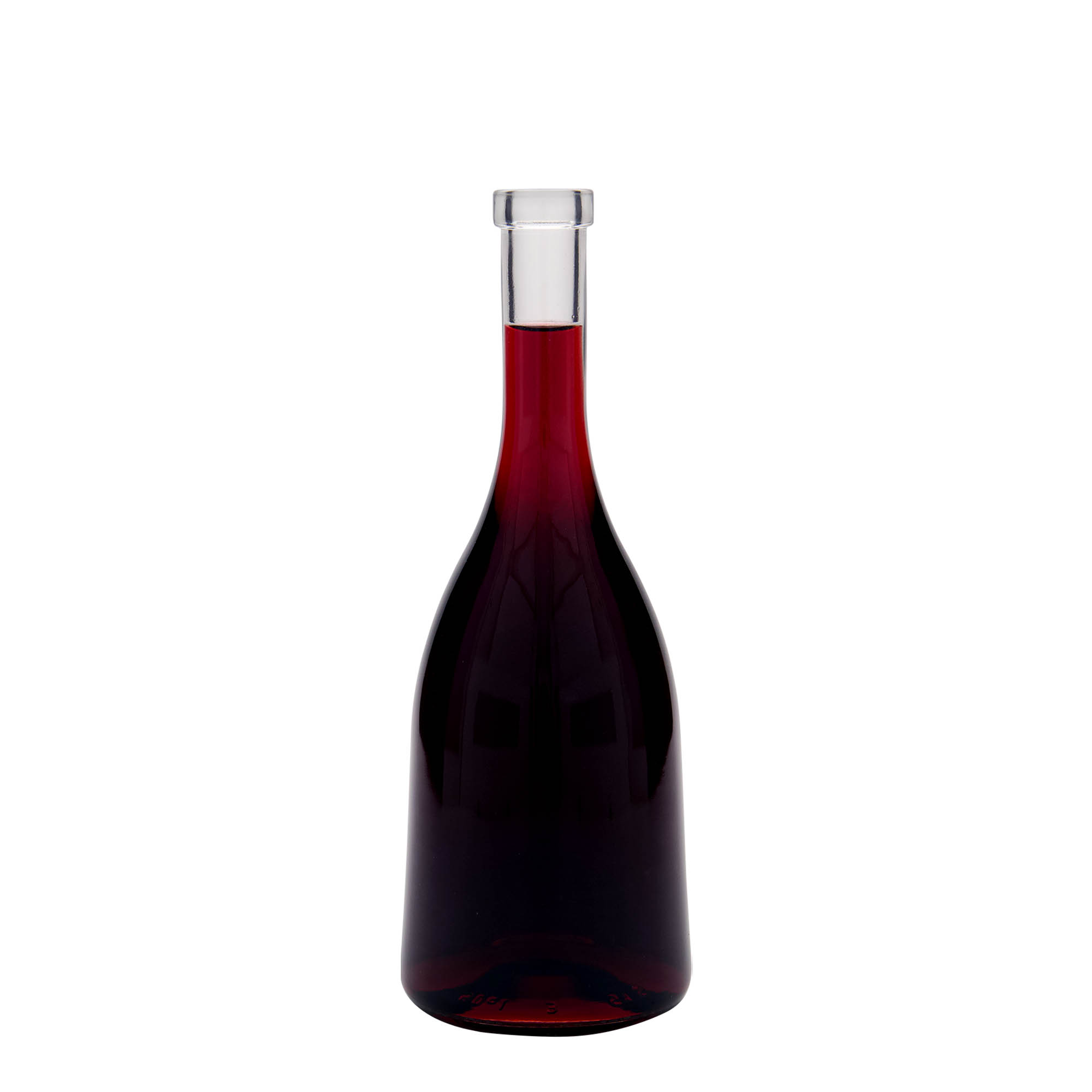 Botella de vidrio de 500 ml 'Rustica speciale speciale', boca: corcho