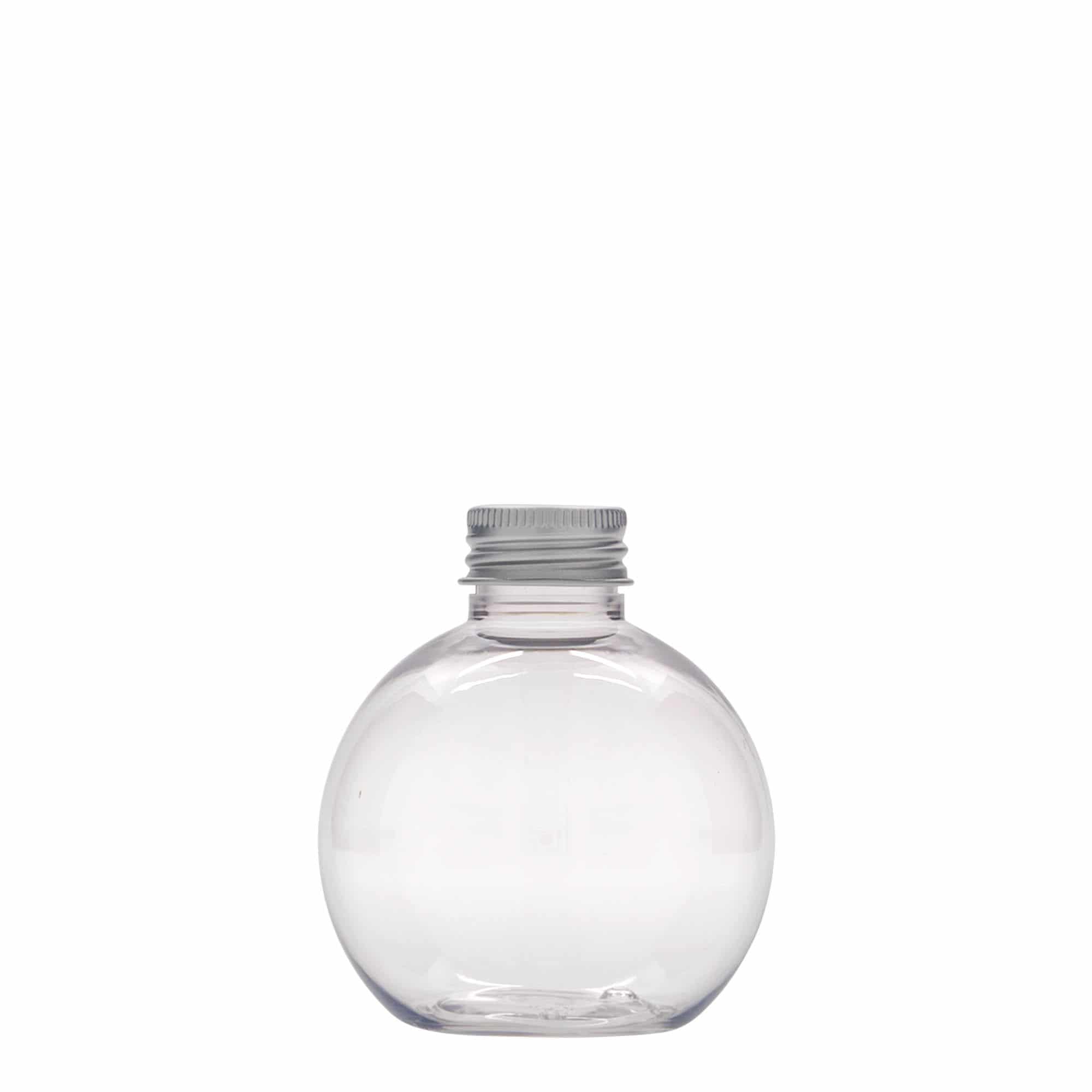Botella de PET 'Perry' de 150 ml, redonda, plástico, boca: GPI 24/410