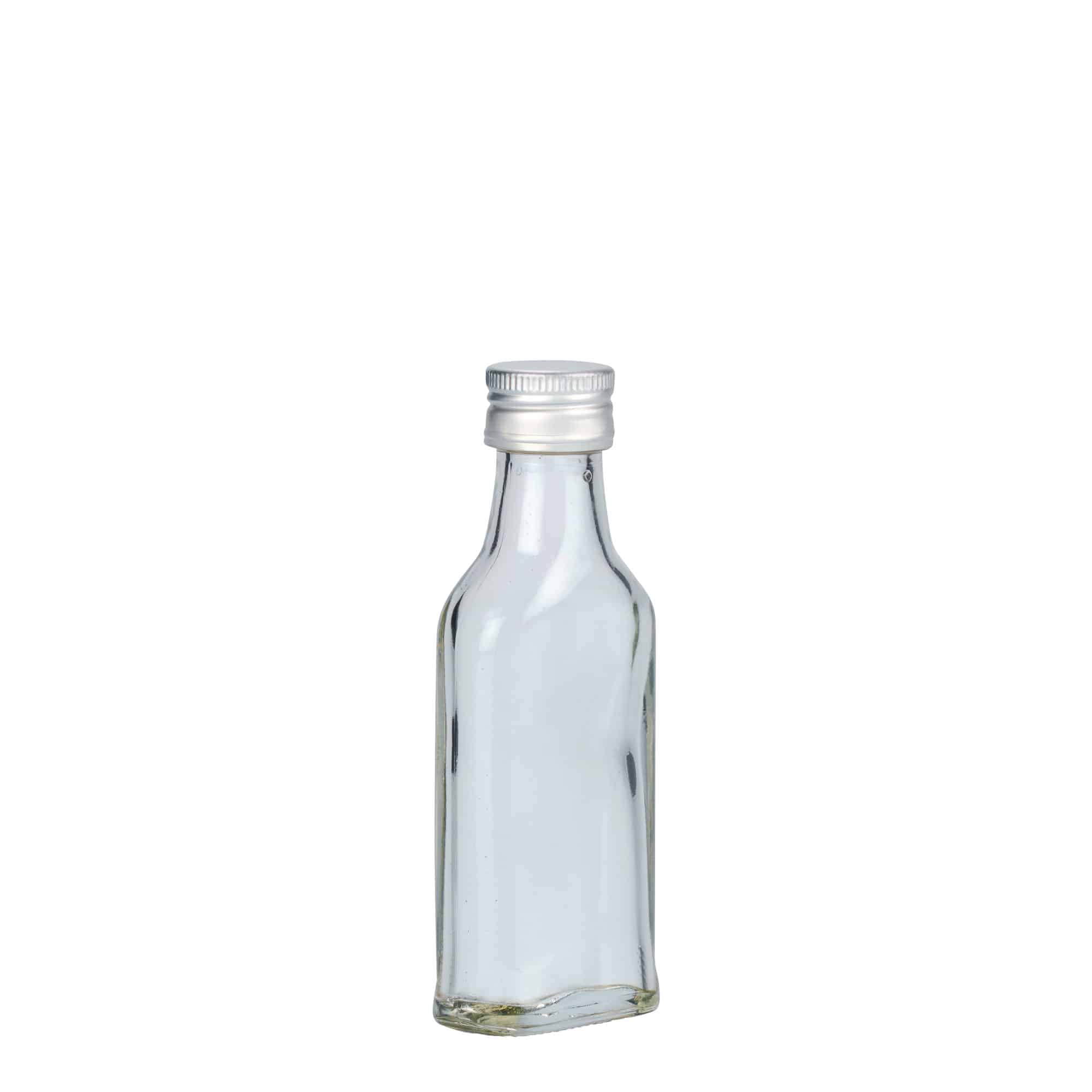 Botella de bolsillo de 40 ml, rectangular, boca: PP 22