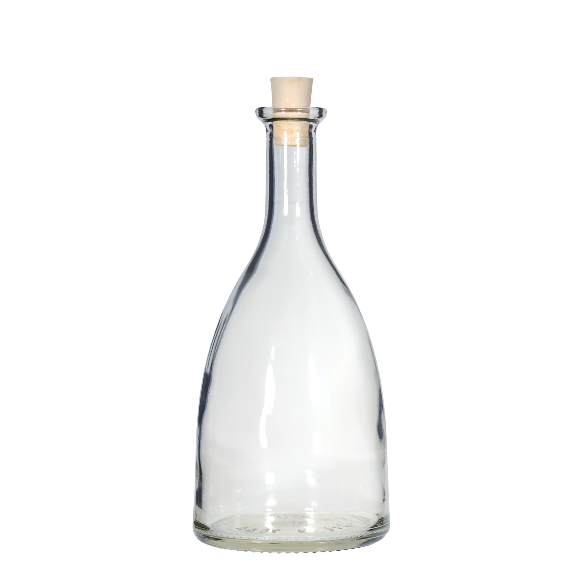 Botella de vidrio de 700 ml 'Viola', boca: corcho