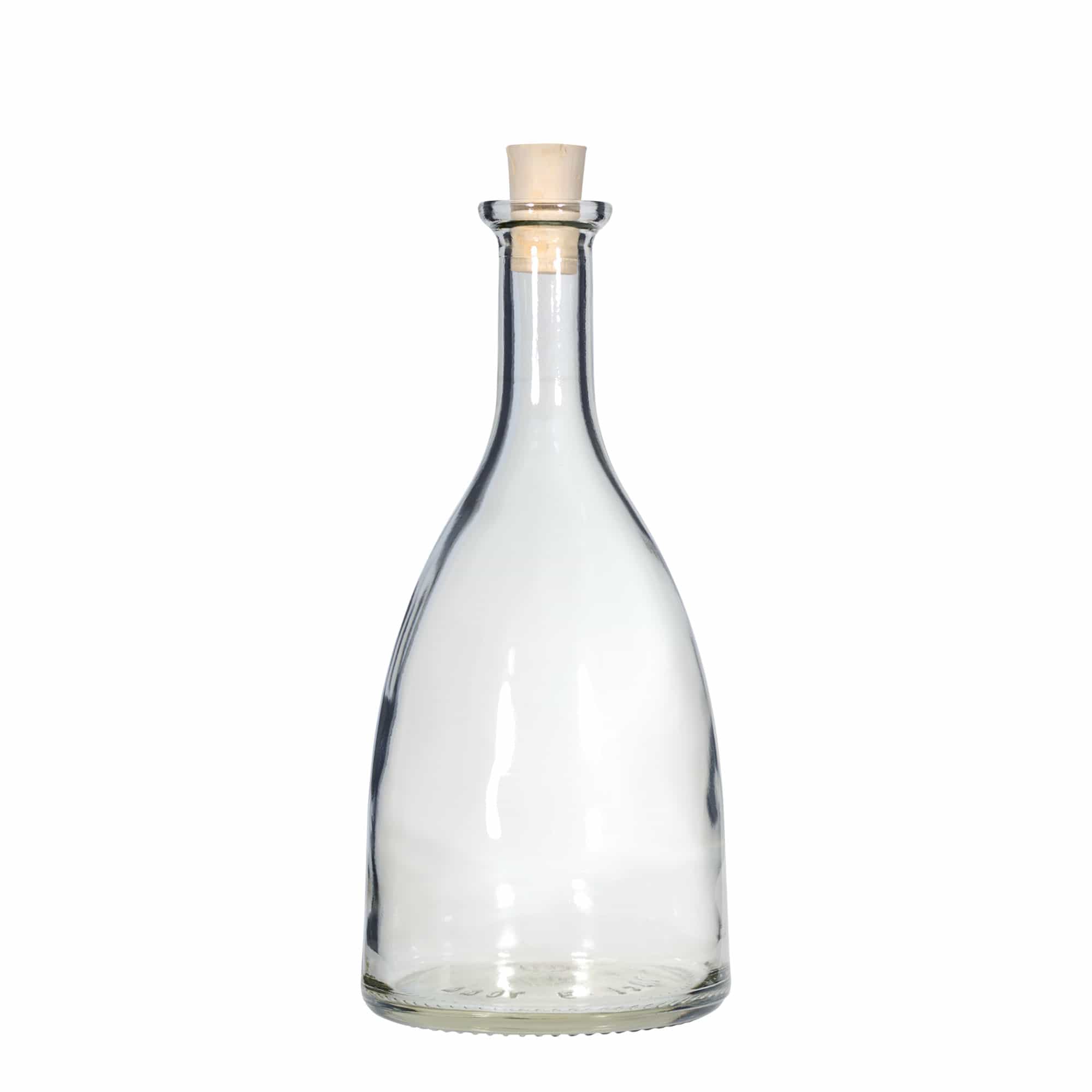 Botella de vidrio de 700 ml 'Viola', boca: corcho