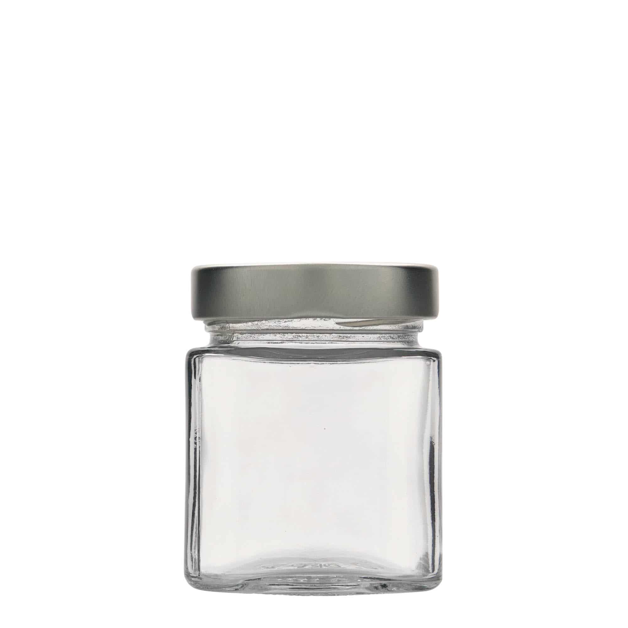 Tarro cuadrado 'Ikarus' de 212 ml, boca: Deep-Twist-Off (DTO 63)