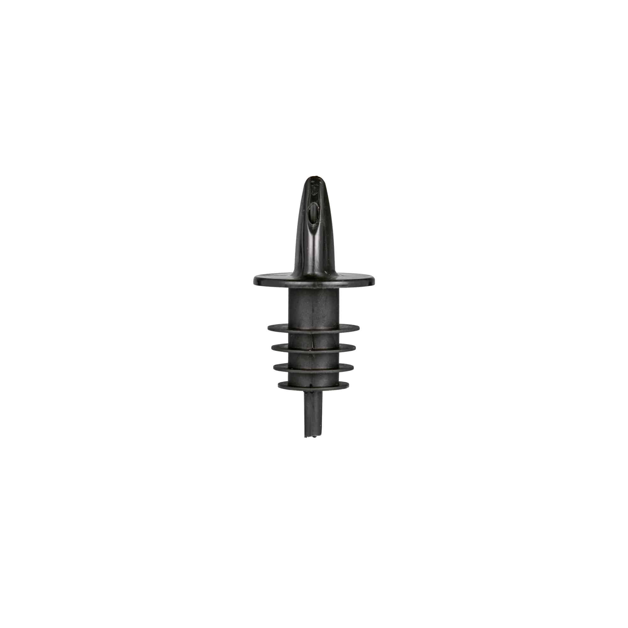 Jet para vertedores, plástico PE, negro
