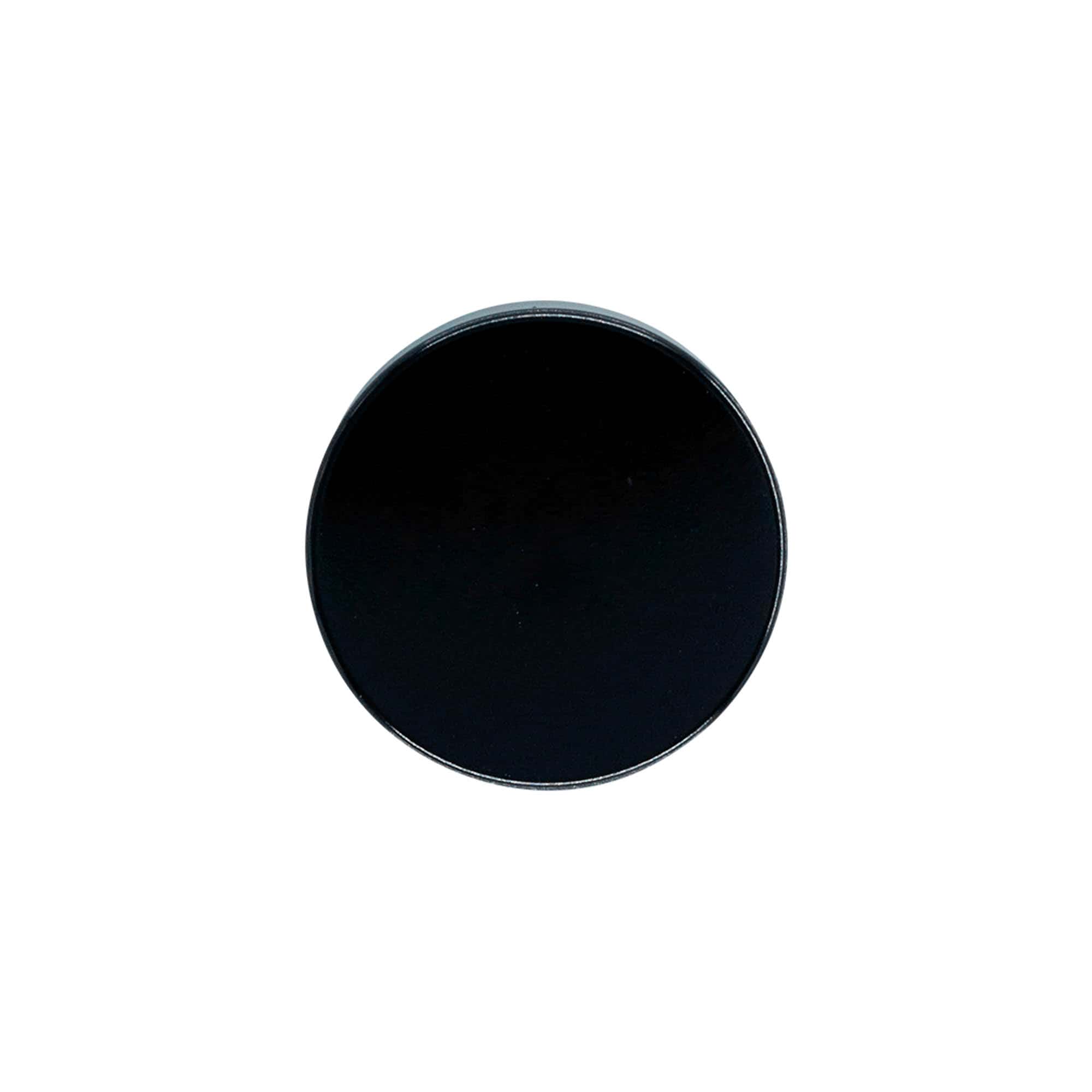 Tapón de rosca para 'Brown Line' de 30 ml, plástico de HPM, negro