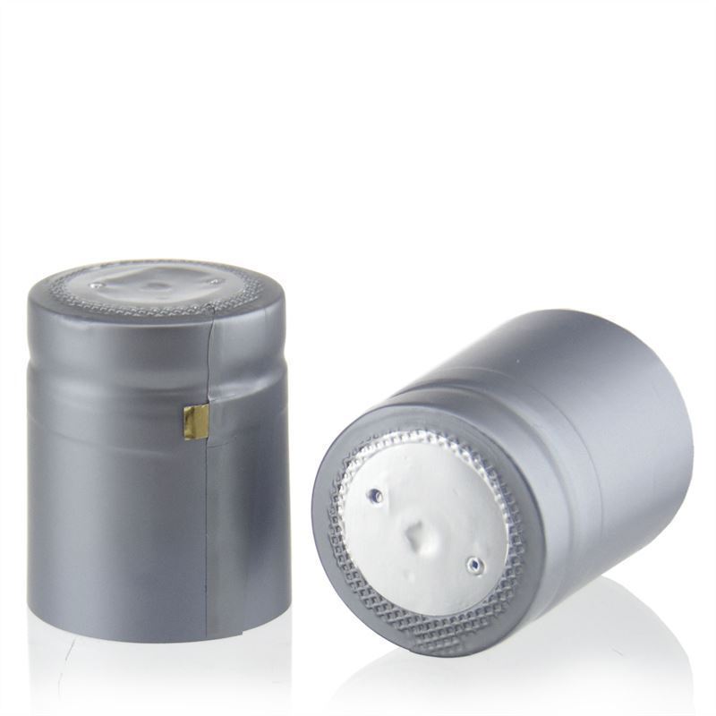 Capsula termorretráctil 32x41, plástico PVC, plata