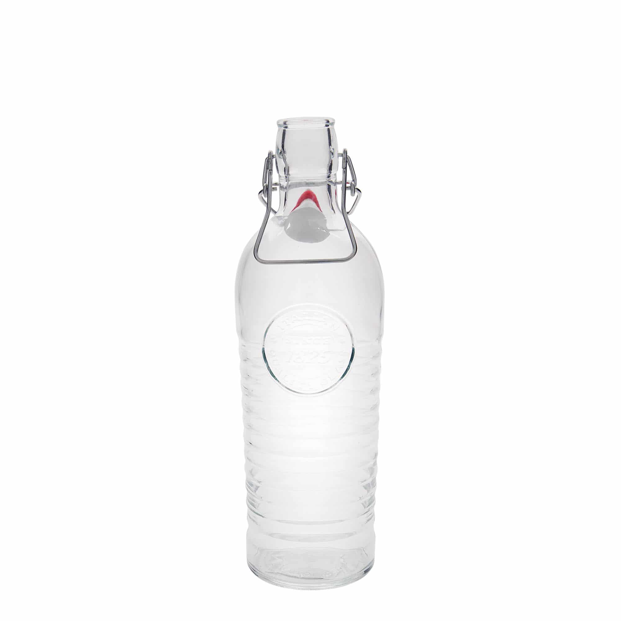 Botella de vidrio 'Officina 1825' de 1200 ml, boca: tapón mecánico