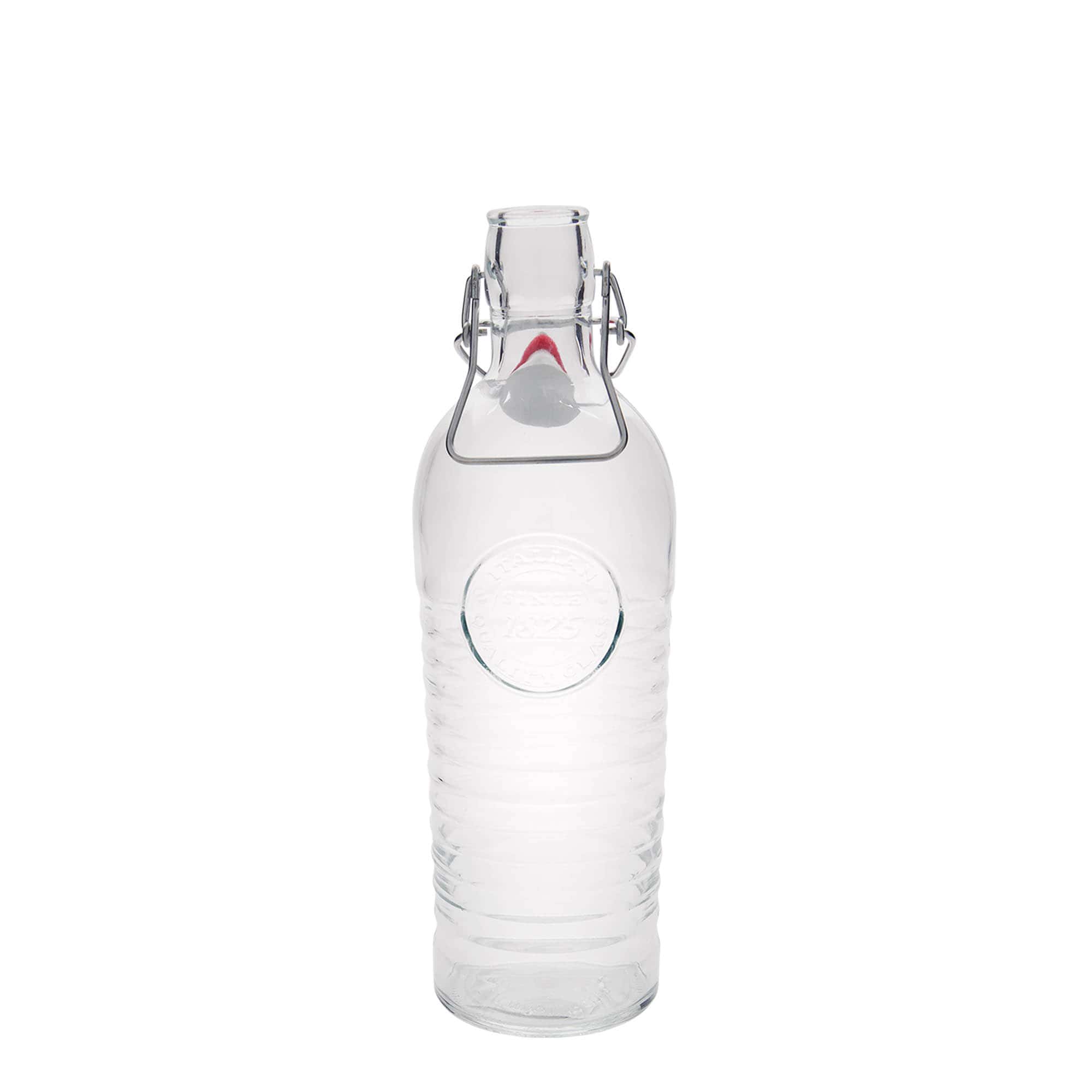 Botella de vidrio de 1.200 ml 'Officina 1825', boca: cierre de palanca Botella de vidrio de 1.200 ml 'Officina 1825', boca: cierre de palanca