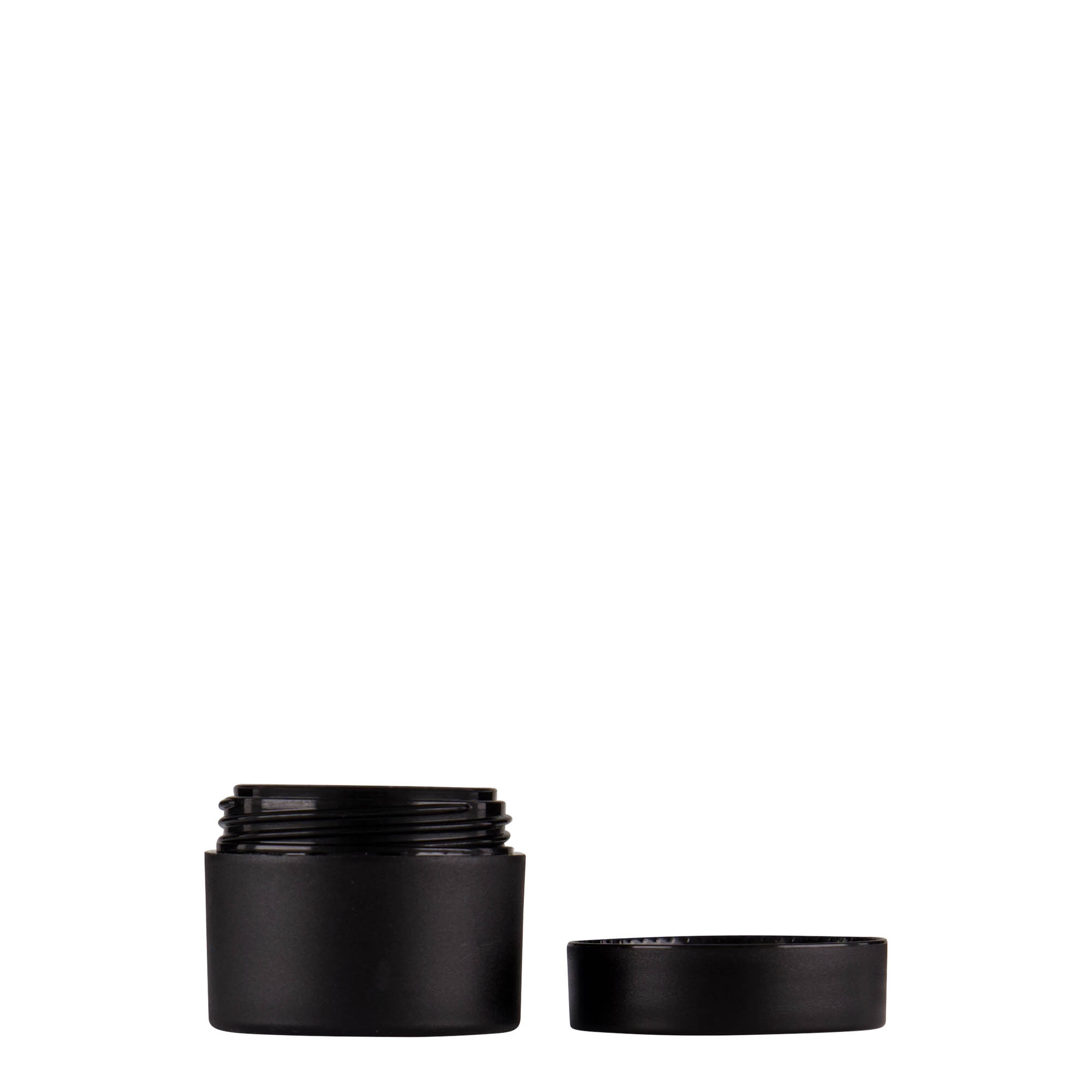 5 ml bote de plástico 'Antonella', PP, negro, abertura: cierre de rosca