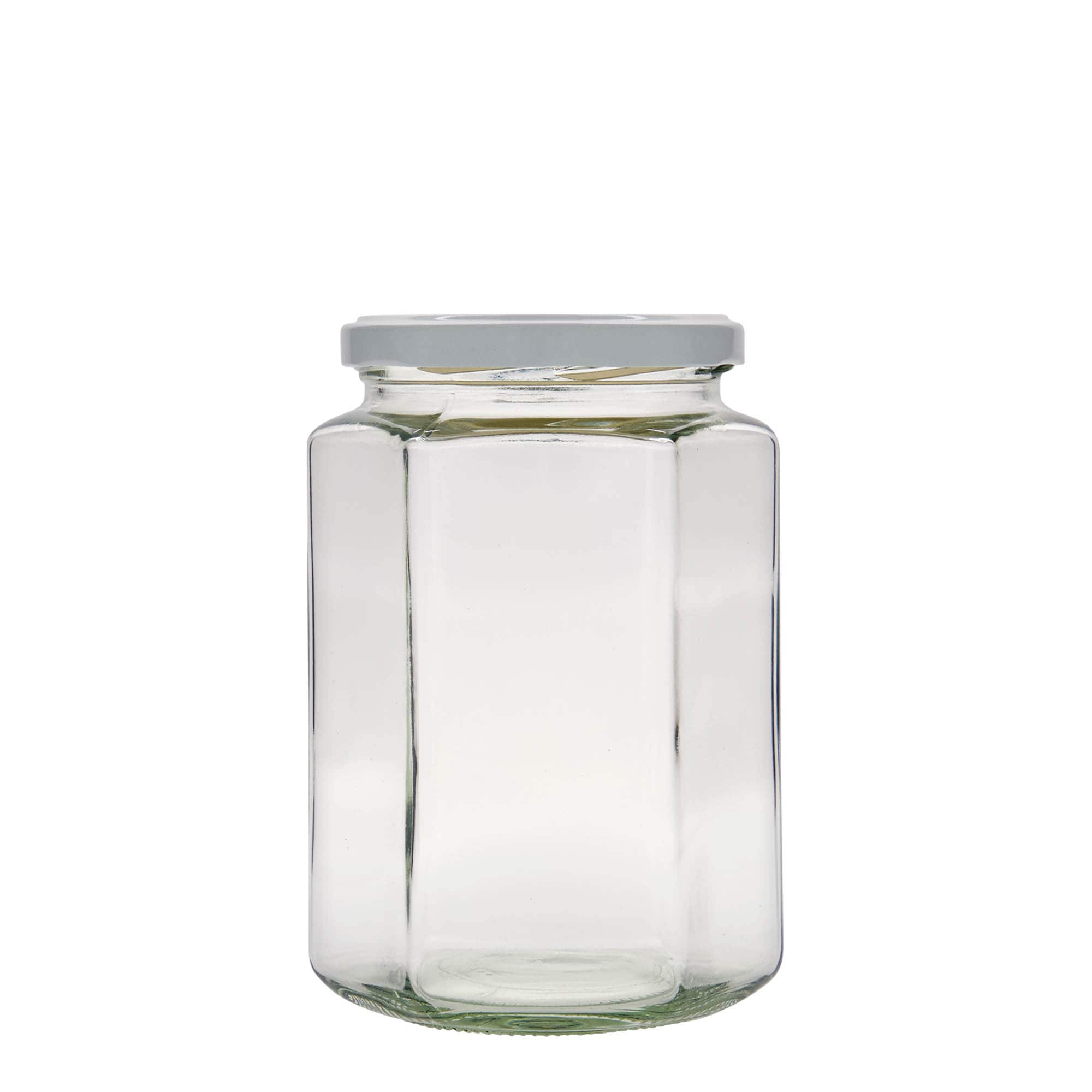 770 ml tarro hexagonal, boca: Twist-off (TO 82)