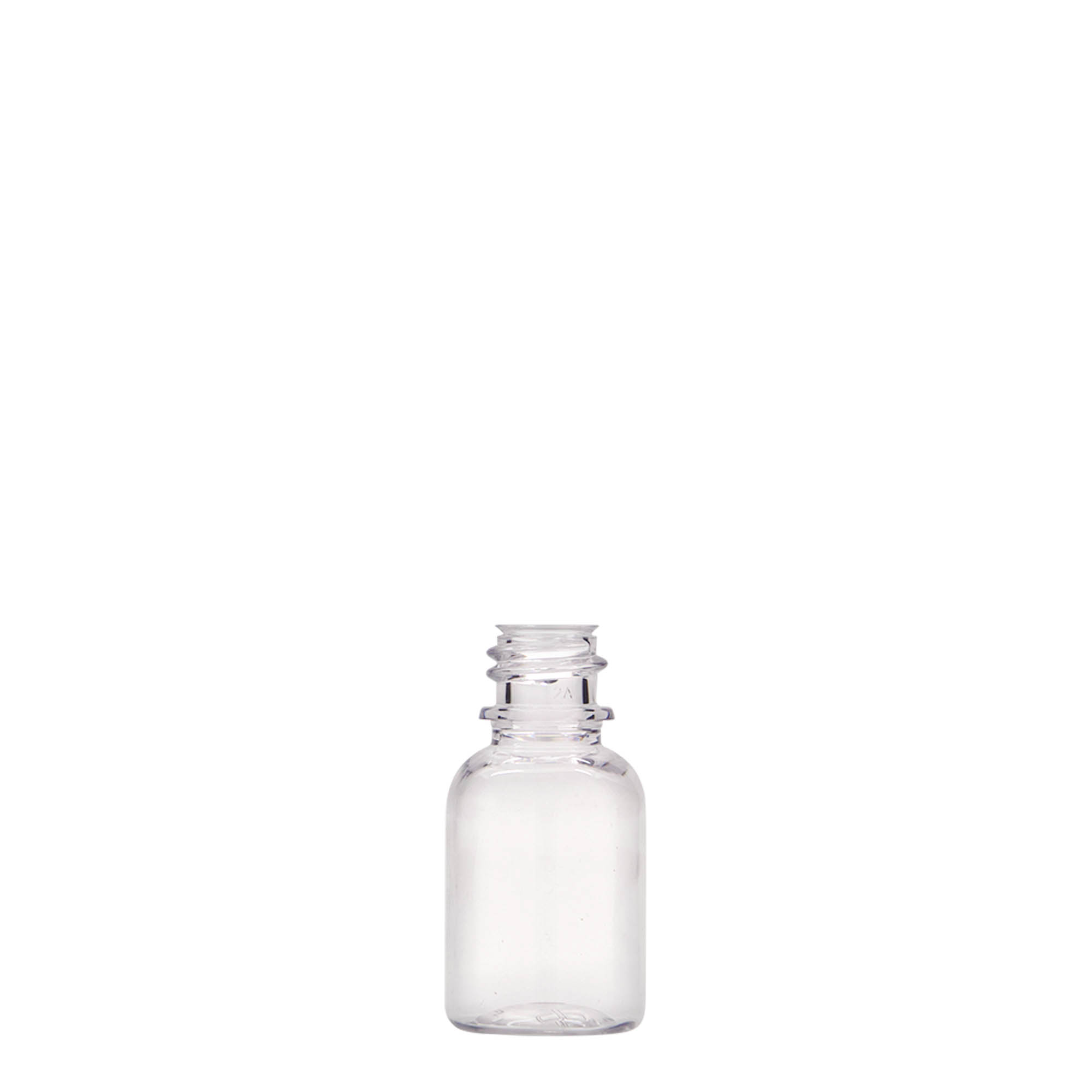 Botella médica PET de 20 ml 'Easy Living', plástico, boca: DIN 18