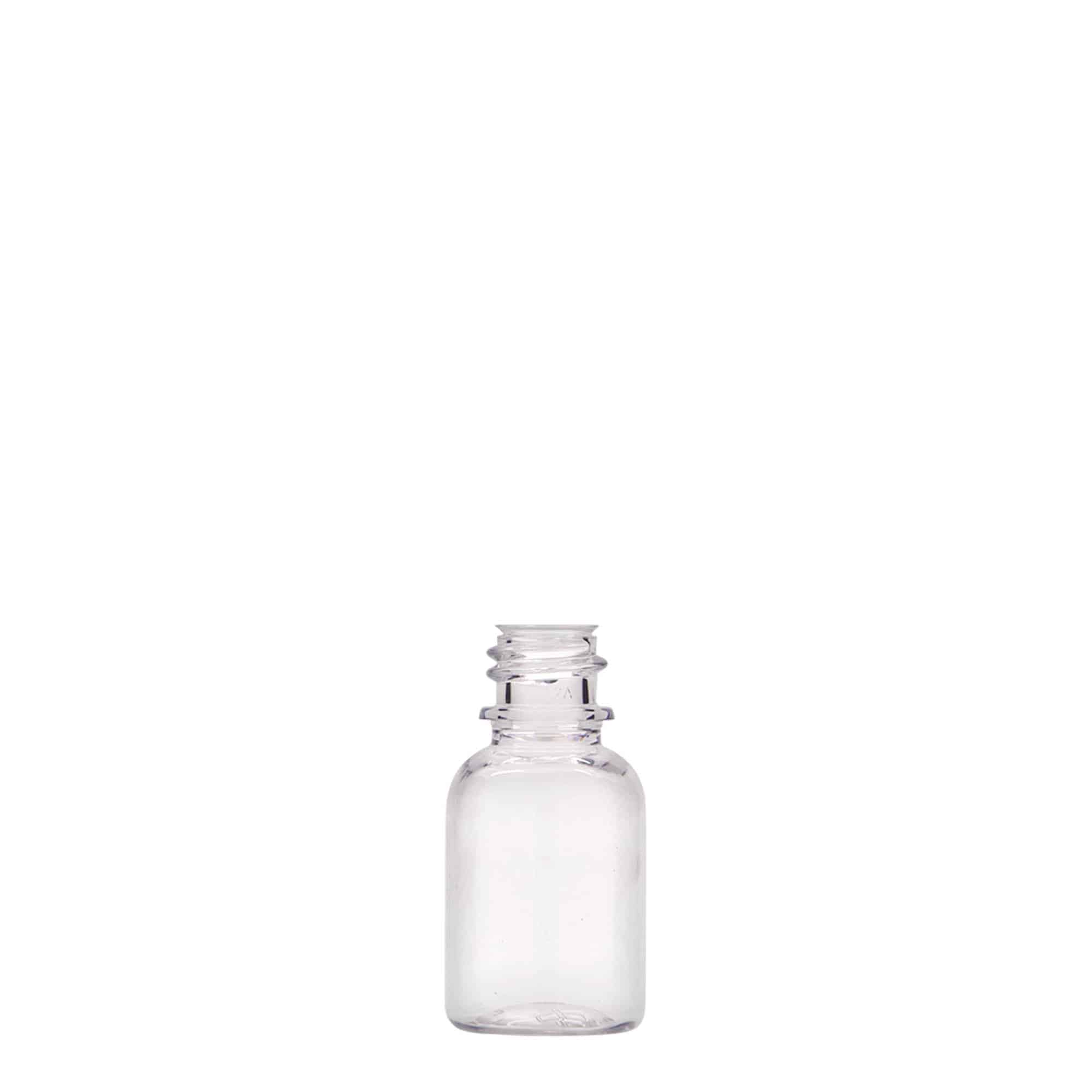 Botella médica PET de 20 ml 'Easy Living', plástico, boca: DIN 18