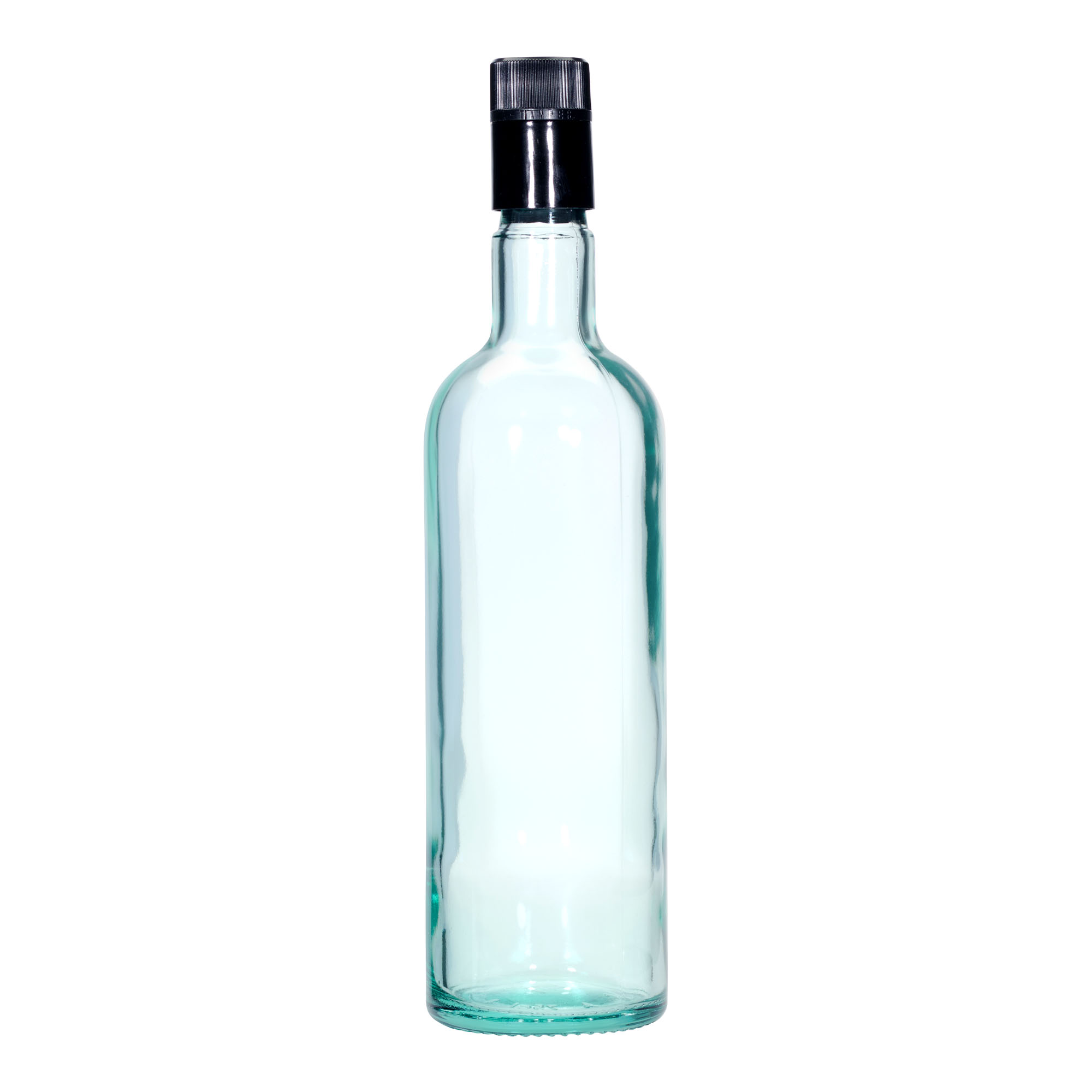 Botella para vinagre/aceite 'Willy New' de 750 ml, vidrio, verde claro, boca: DOP