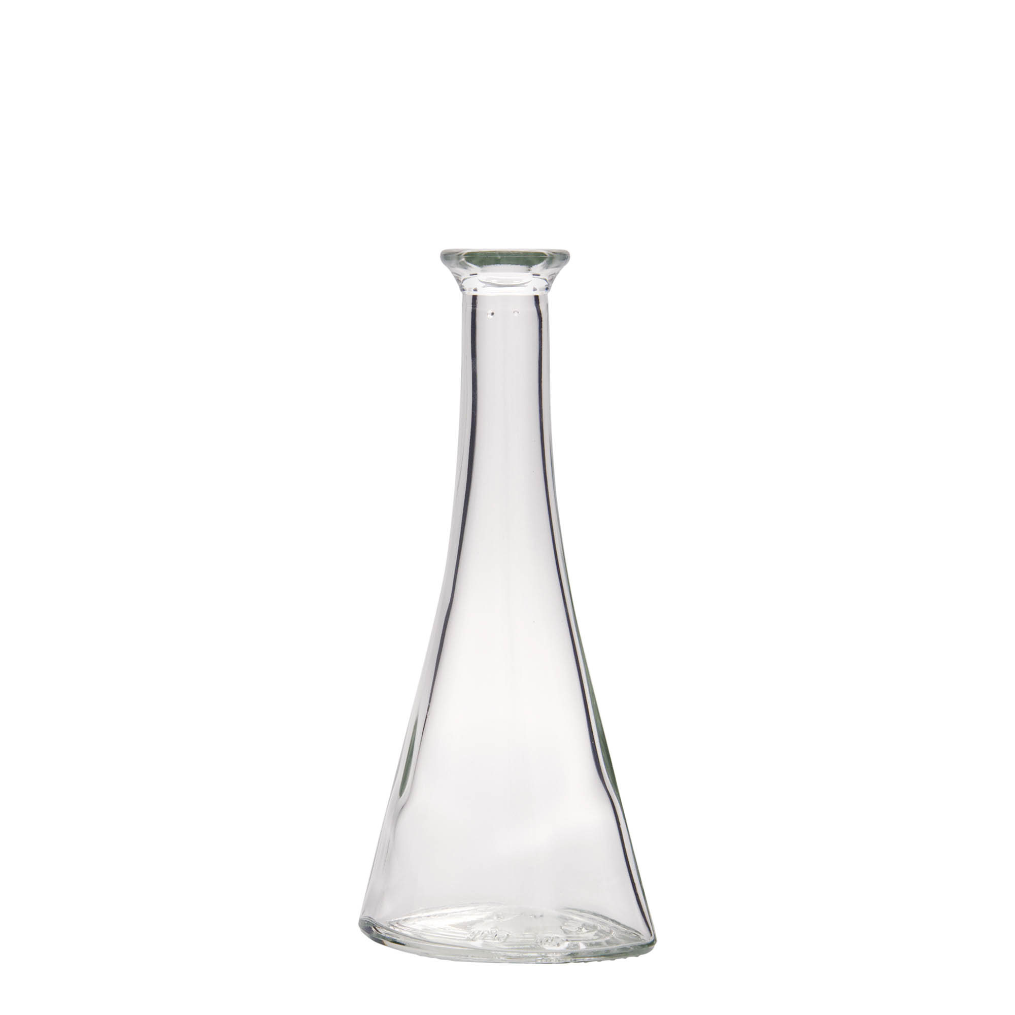 Botella de vidrio de 100 ml 'Veronica', semiredonda, boca: corcho