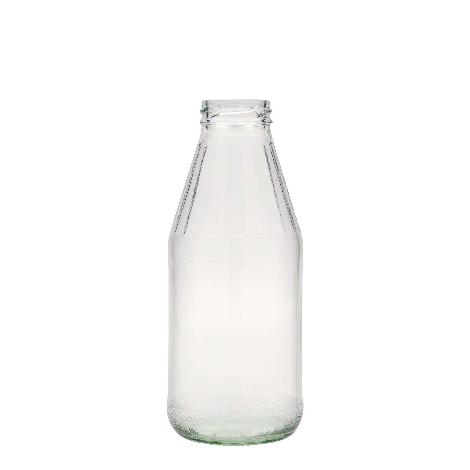 Botella universal de cuello ancho de 500 ml, vidrio, boca: Twist-off (TO 43)