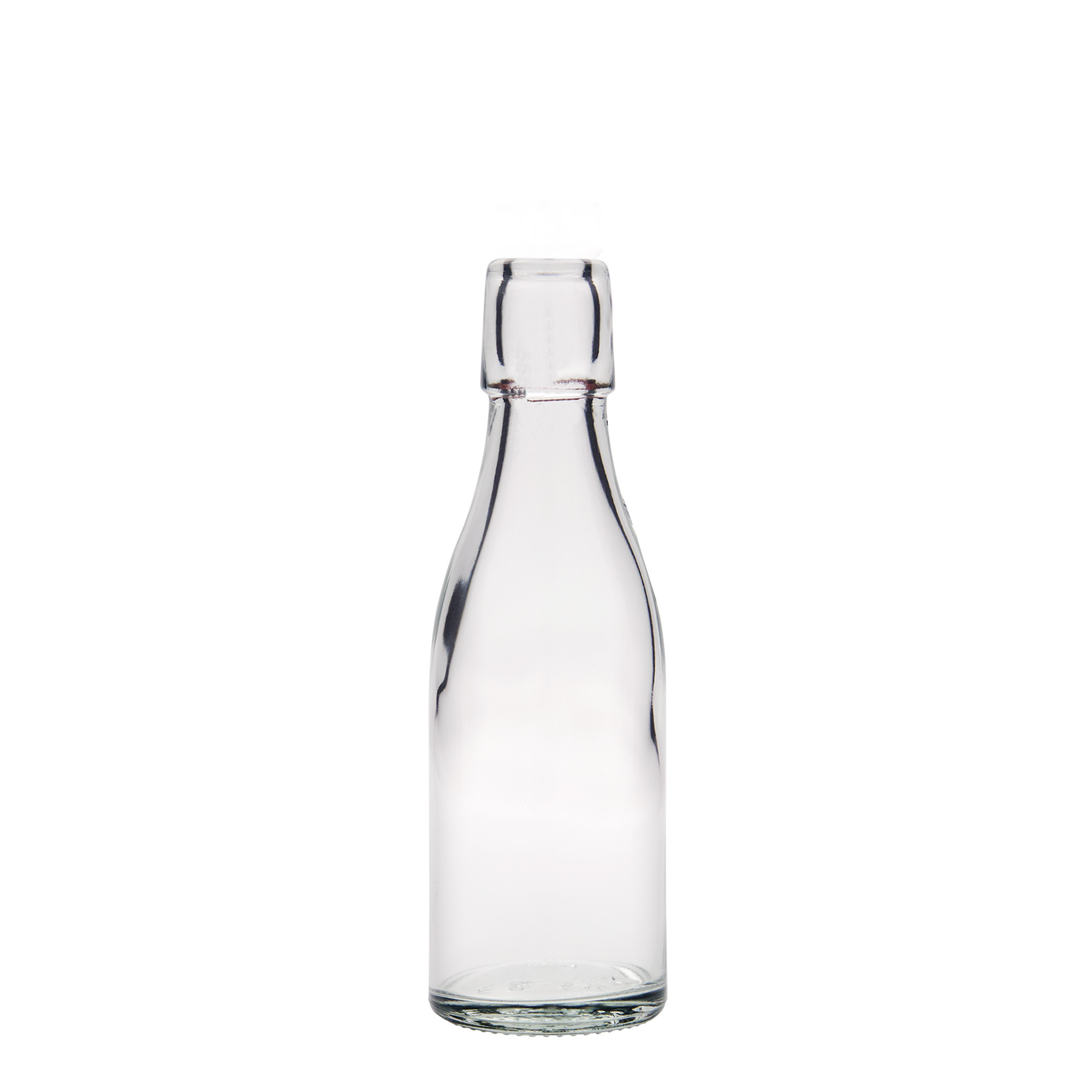 Botella de vidrio de 200 ml «Paul», boca: cierre de palanca