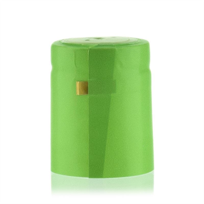 Cápsula termoencogible 32x41, plástico de PVC, verde lima