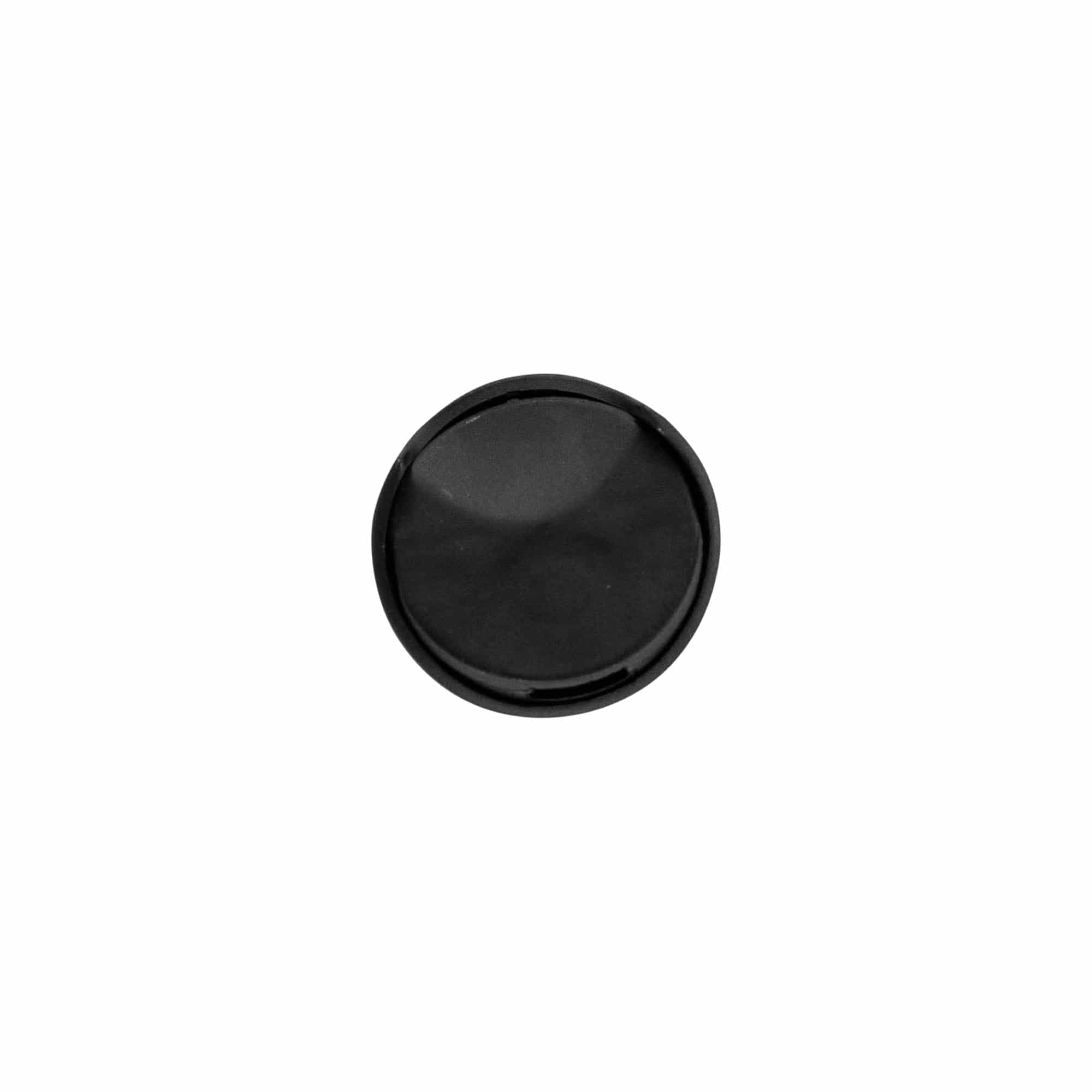 Tapa de rosca Disc Top, plástico PP, negro, para boca: 24/410