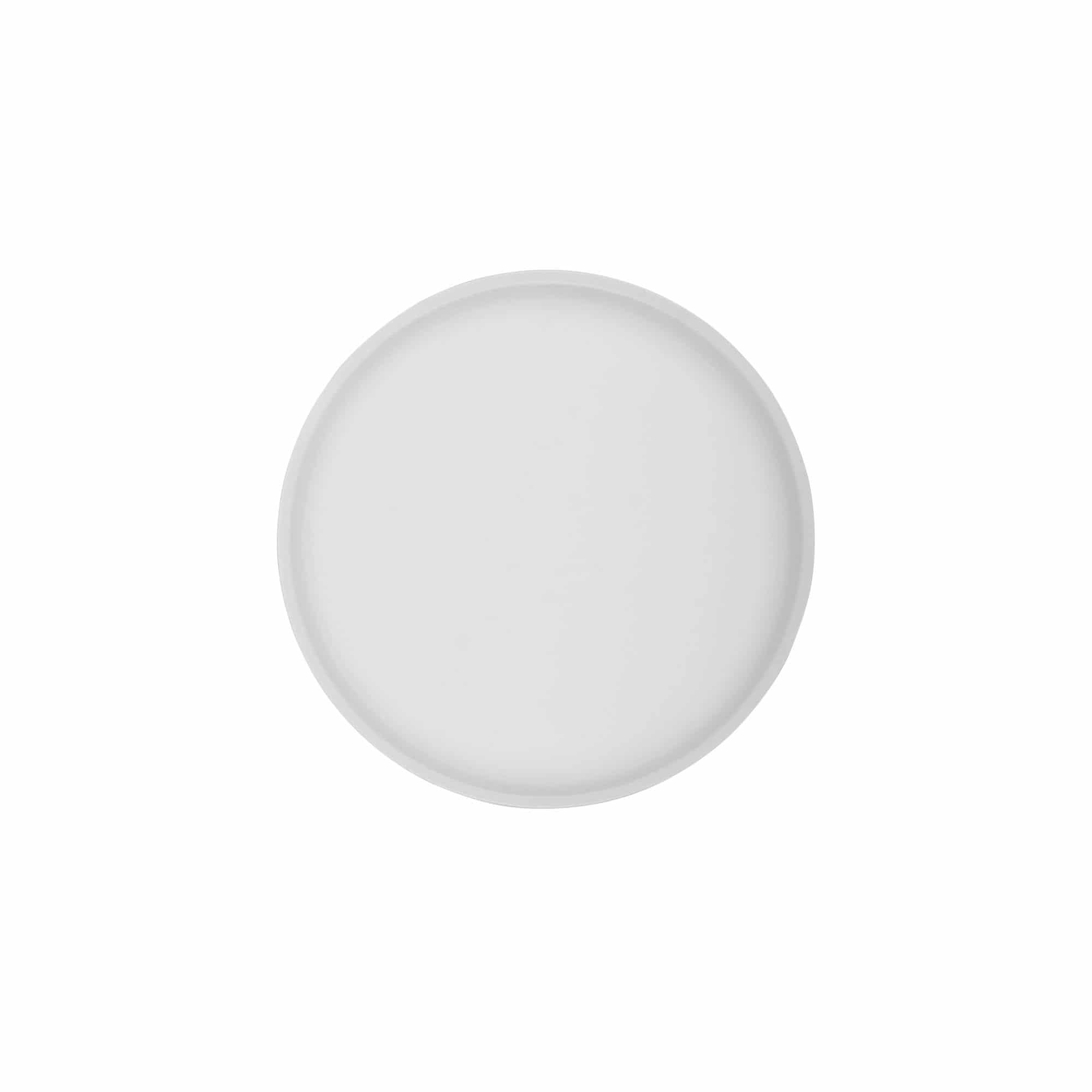 Tapa de rosca 'Edición Clear/Platin', plástico PP, blanco, para boca: 70/2P