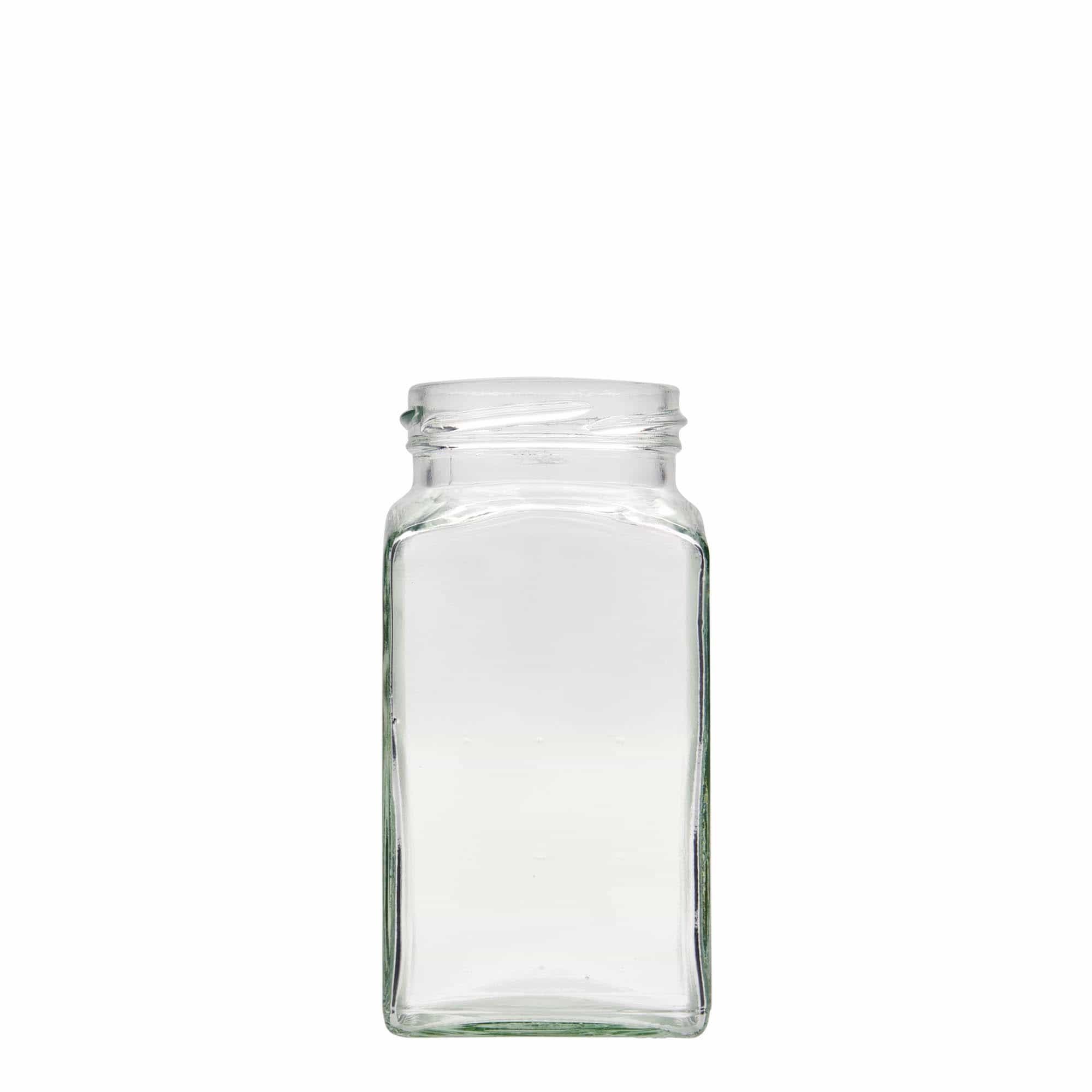 Tarro cuadrado de 312 ml, boca: Twist-Off (TO 58)