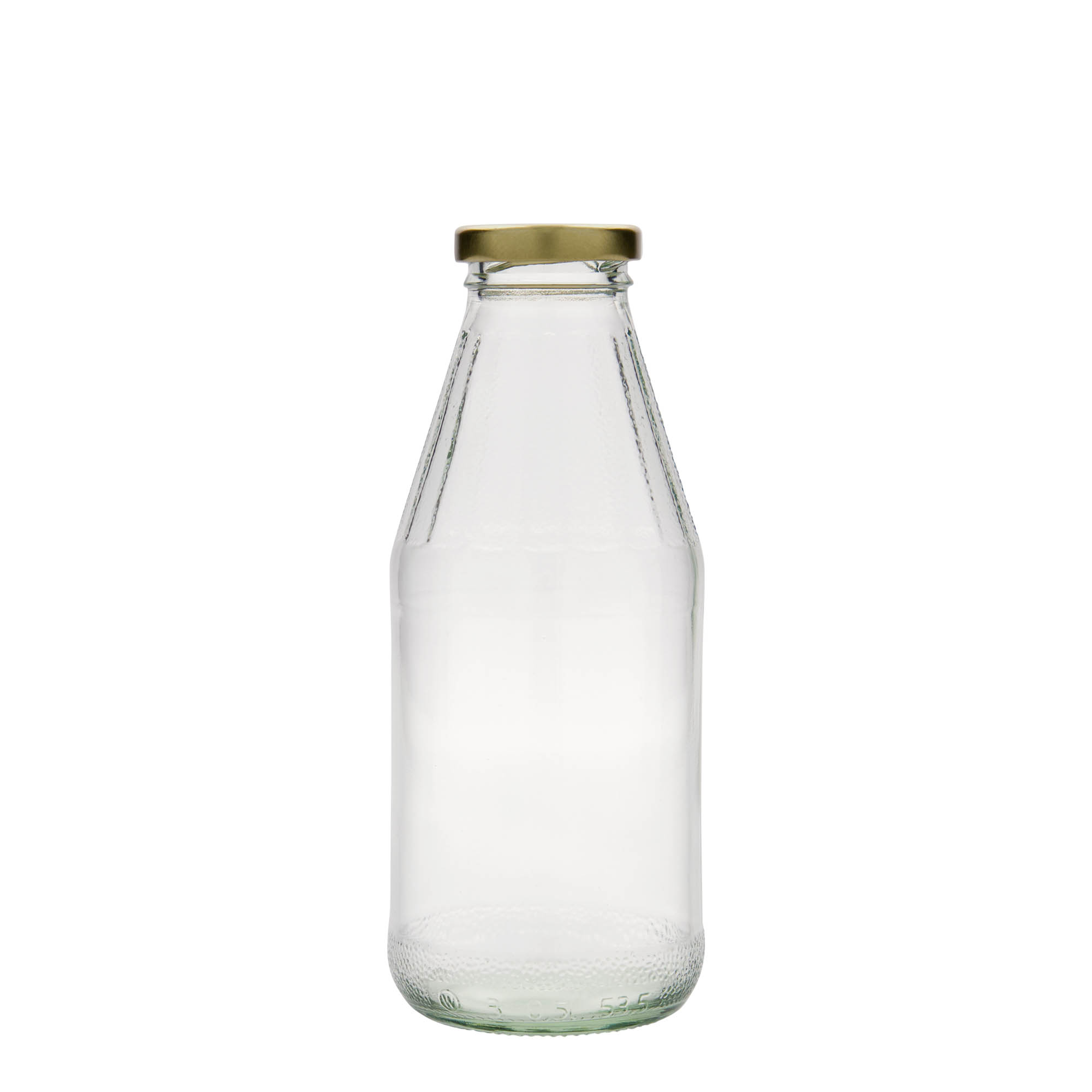 Botella universal de cuello ancho de 500 ml, vidrio, boca: Twist-off (TO 43)