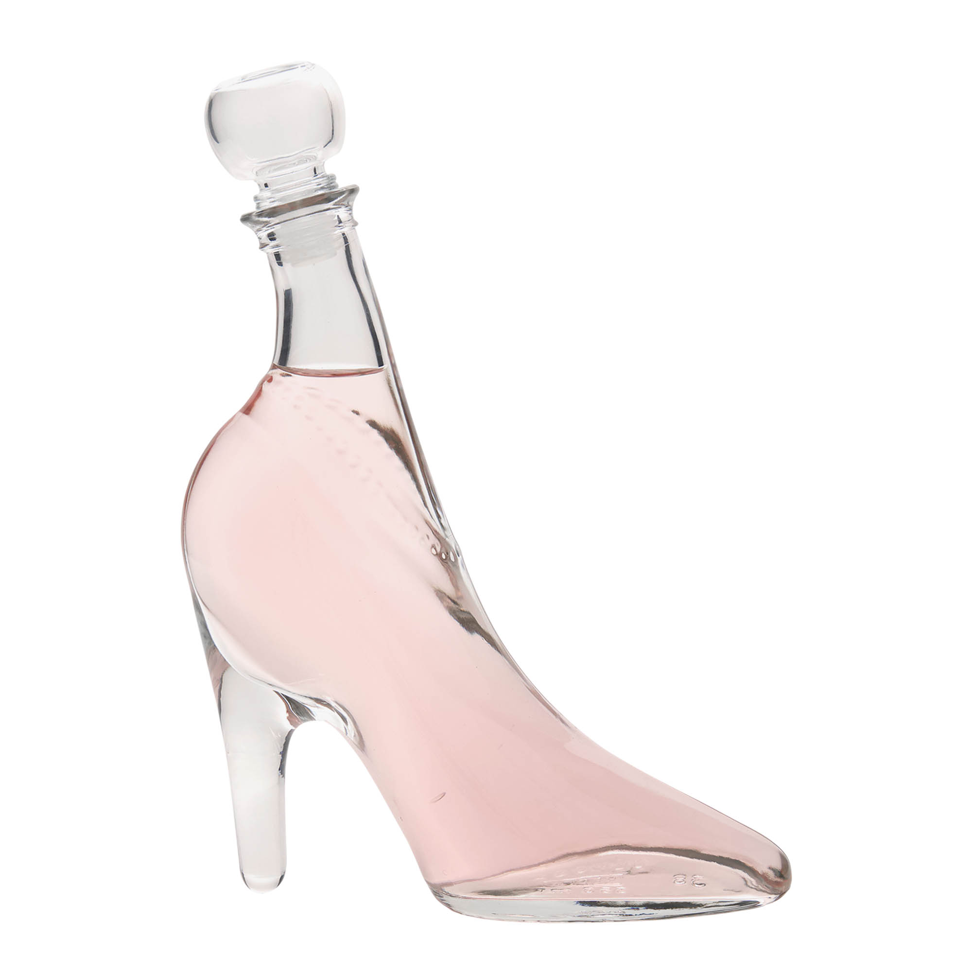 Botella de vidrio de 350 ml 'Scarpa Elegante', boca: corcho