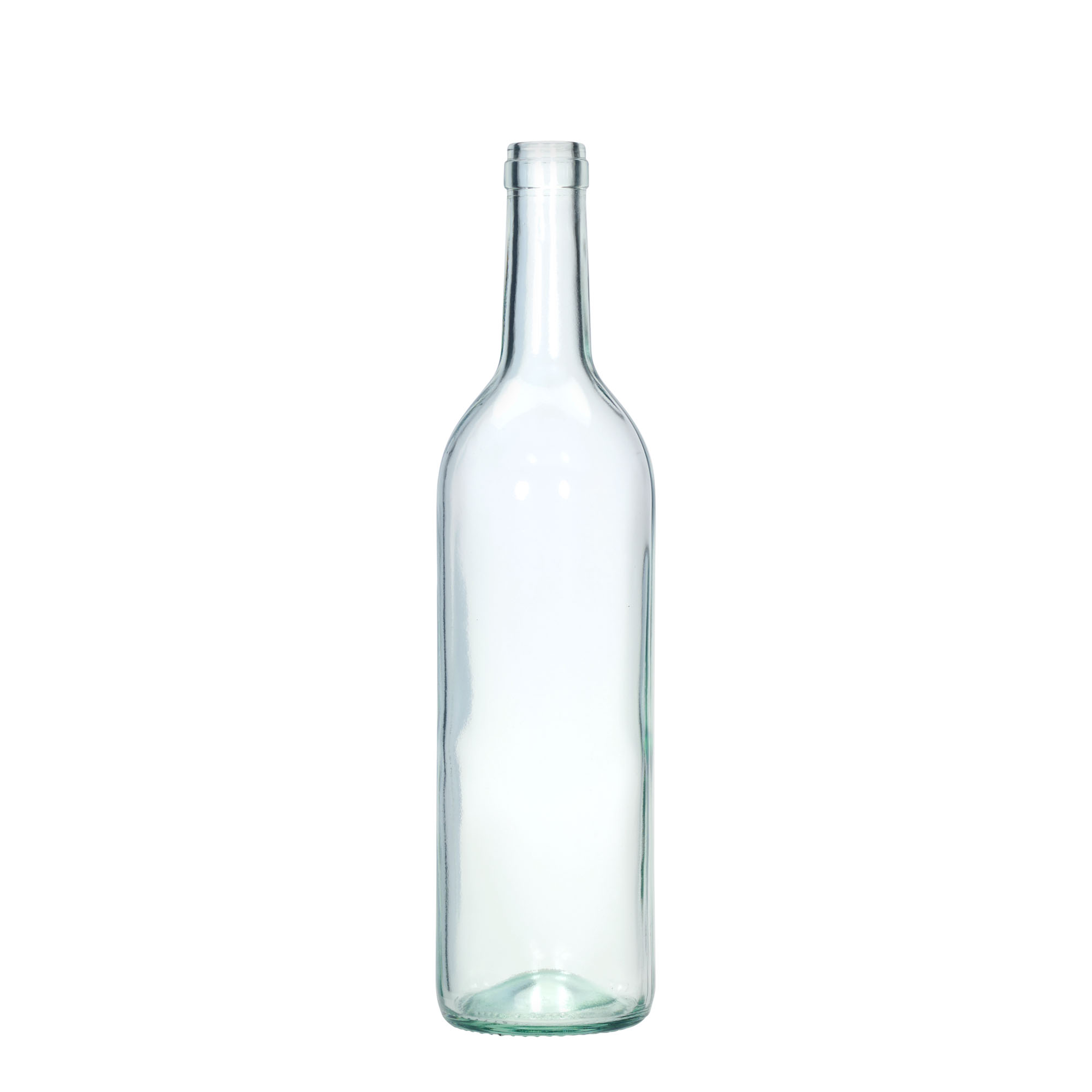 Botella de vidrio de 750 ml «Bordeaux Tradition», boca: corcho