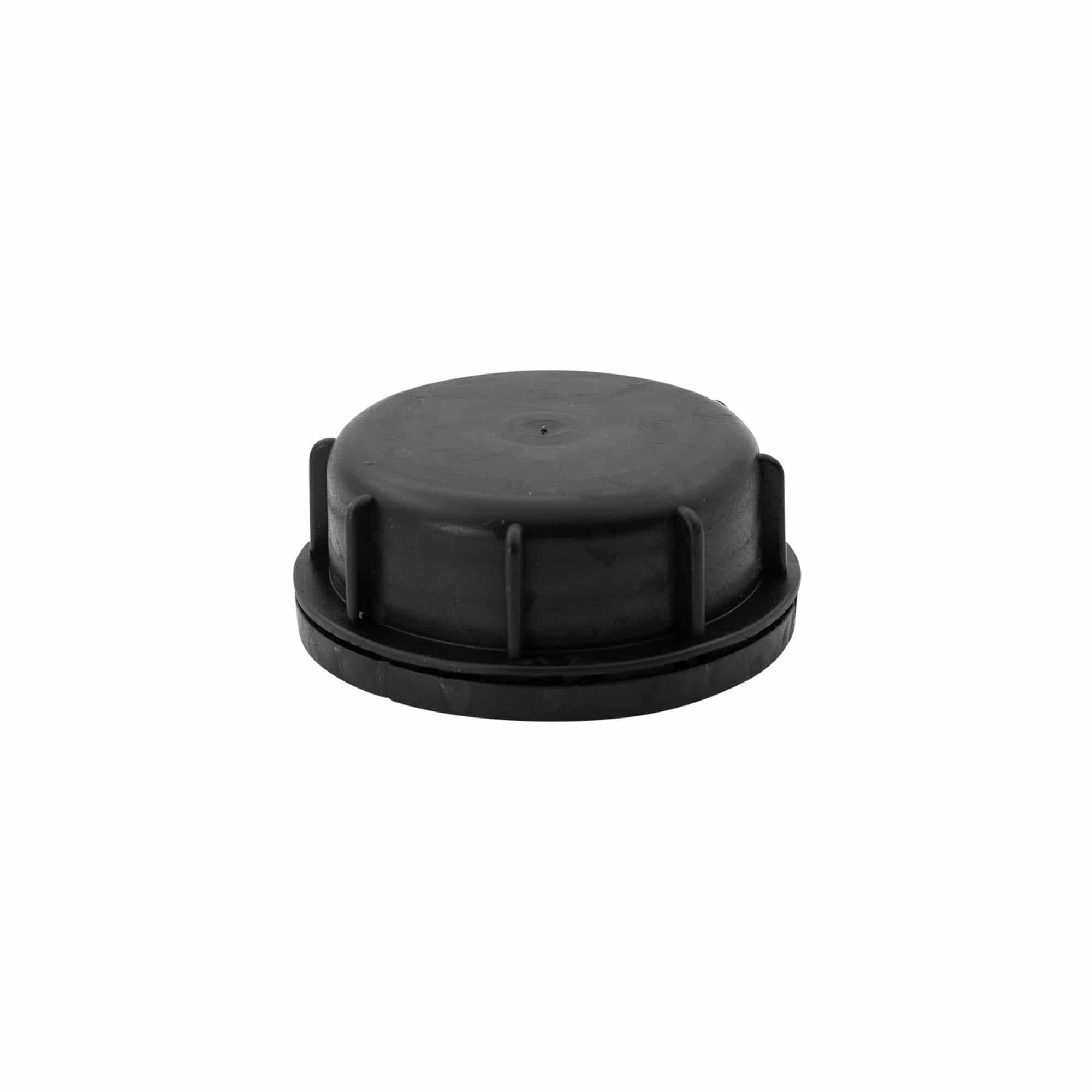 Tapa roscada, plástico PP, negro, para boca: ND60