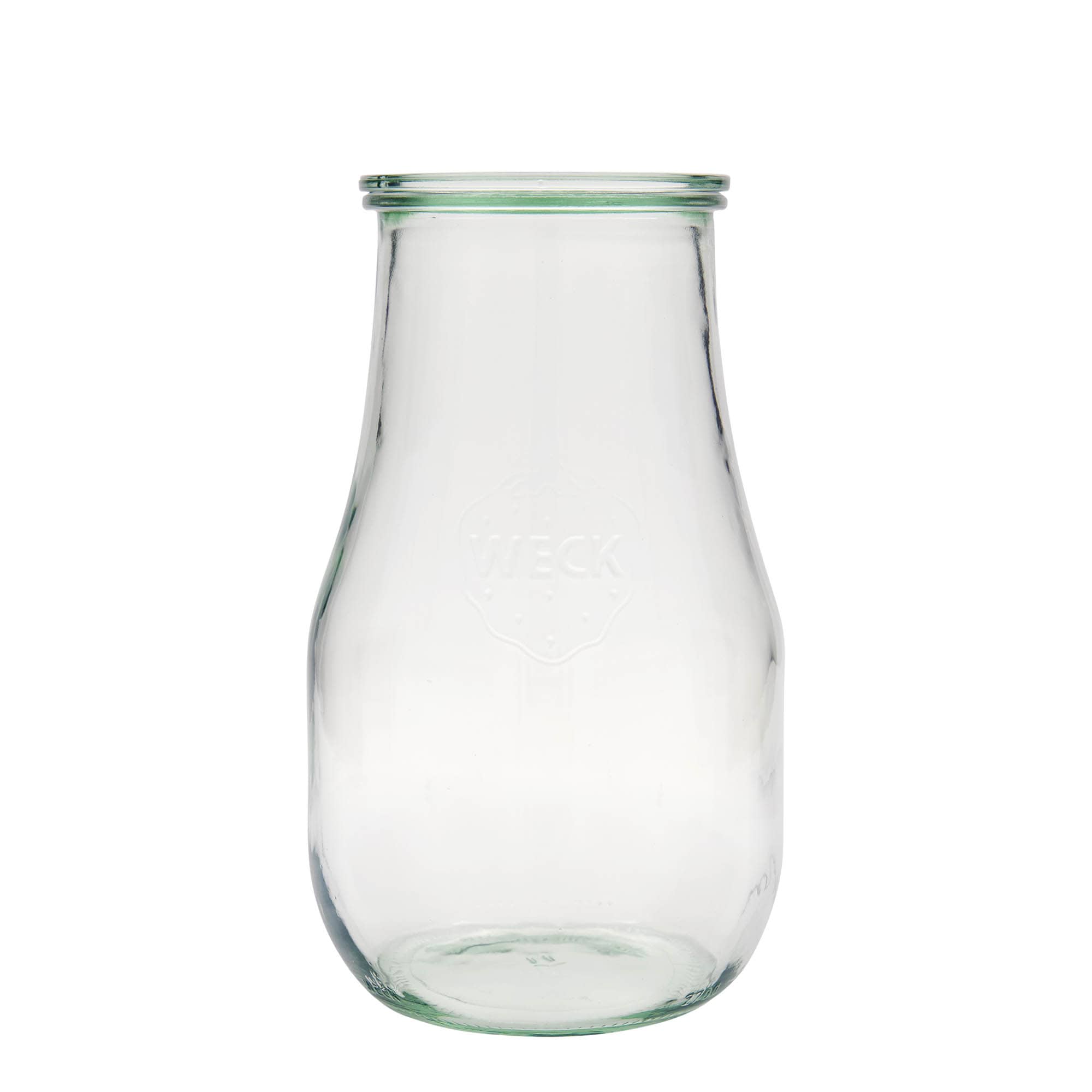 4x 2700 ml vaso tipo tulipán WECK con tapa de vidrio RR 100