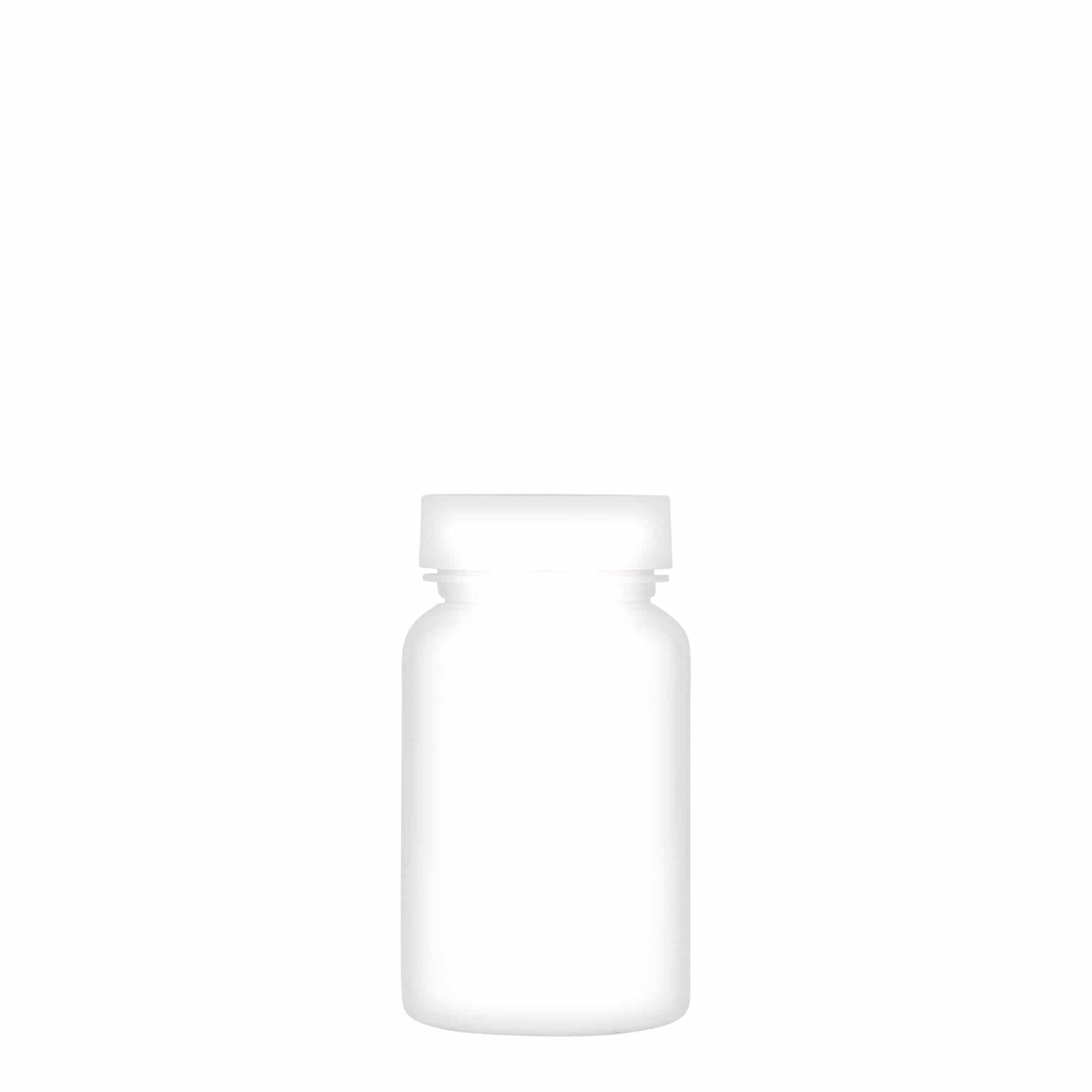 Bote Packer de PET de 75 ml, plástico, blanco, boca: GPI 38/400