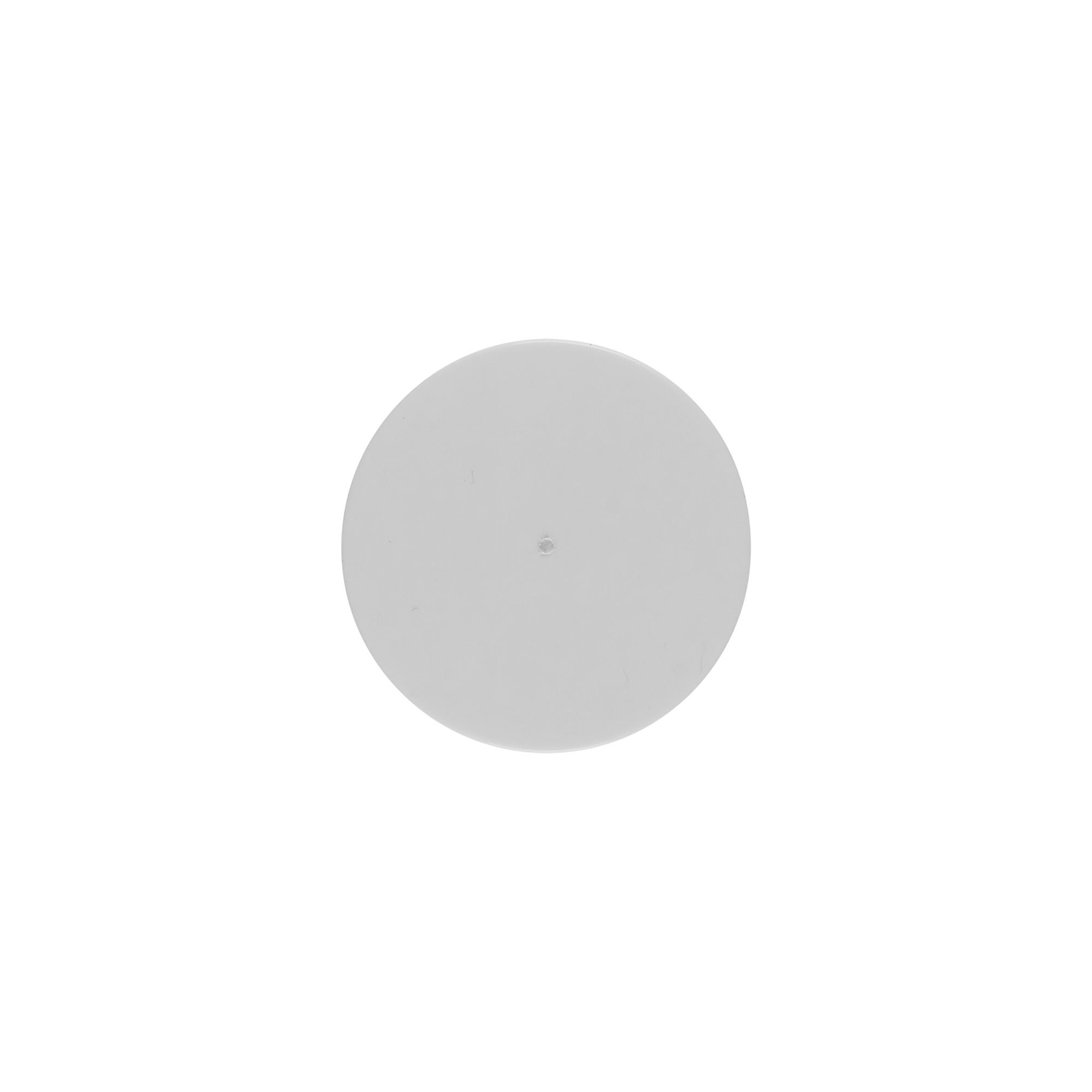 Disco de cubierta para 15 ml 'Bianca', plástico PP, blanco