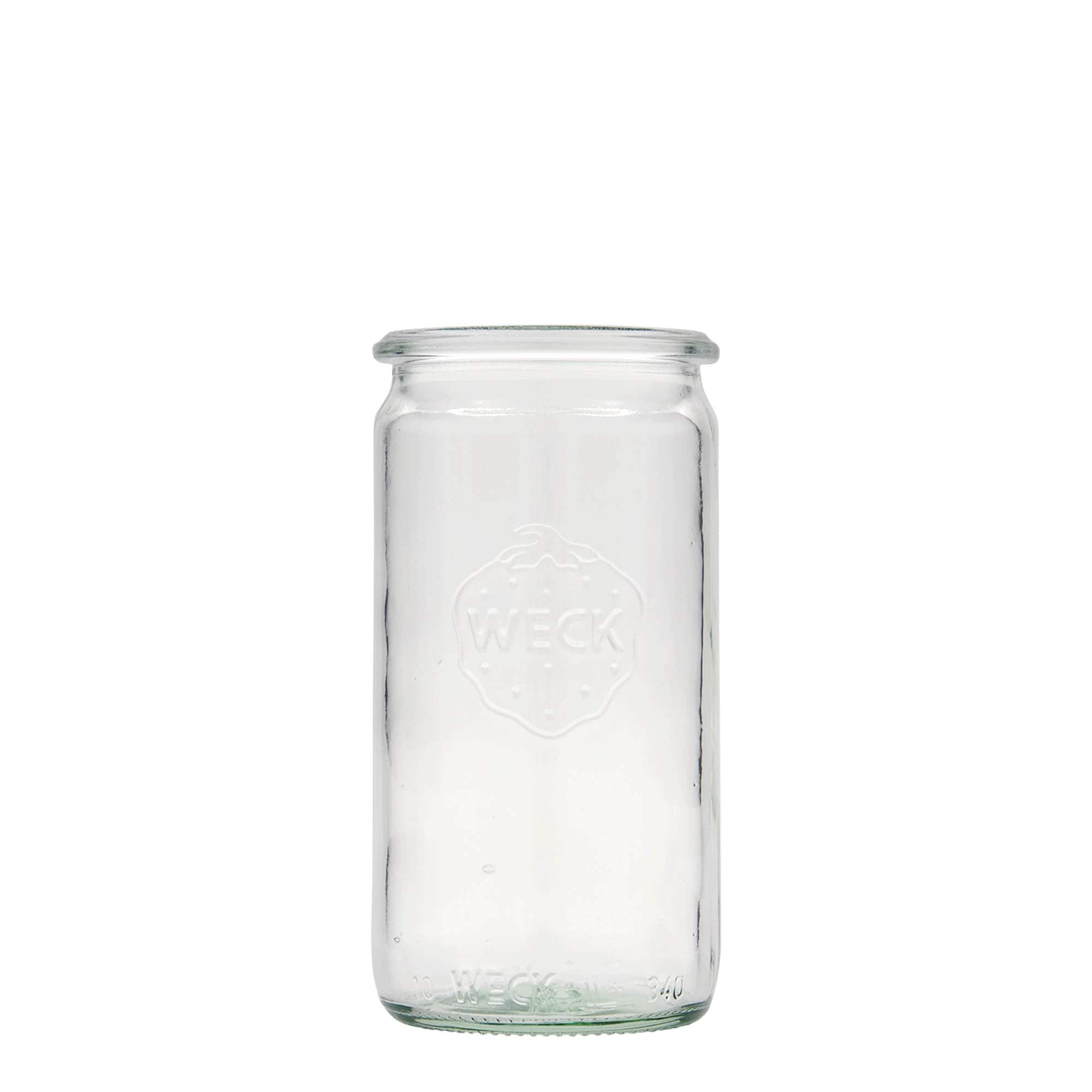 340 ml vaso cilíndrico WECK, boca: borde redondo
