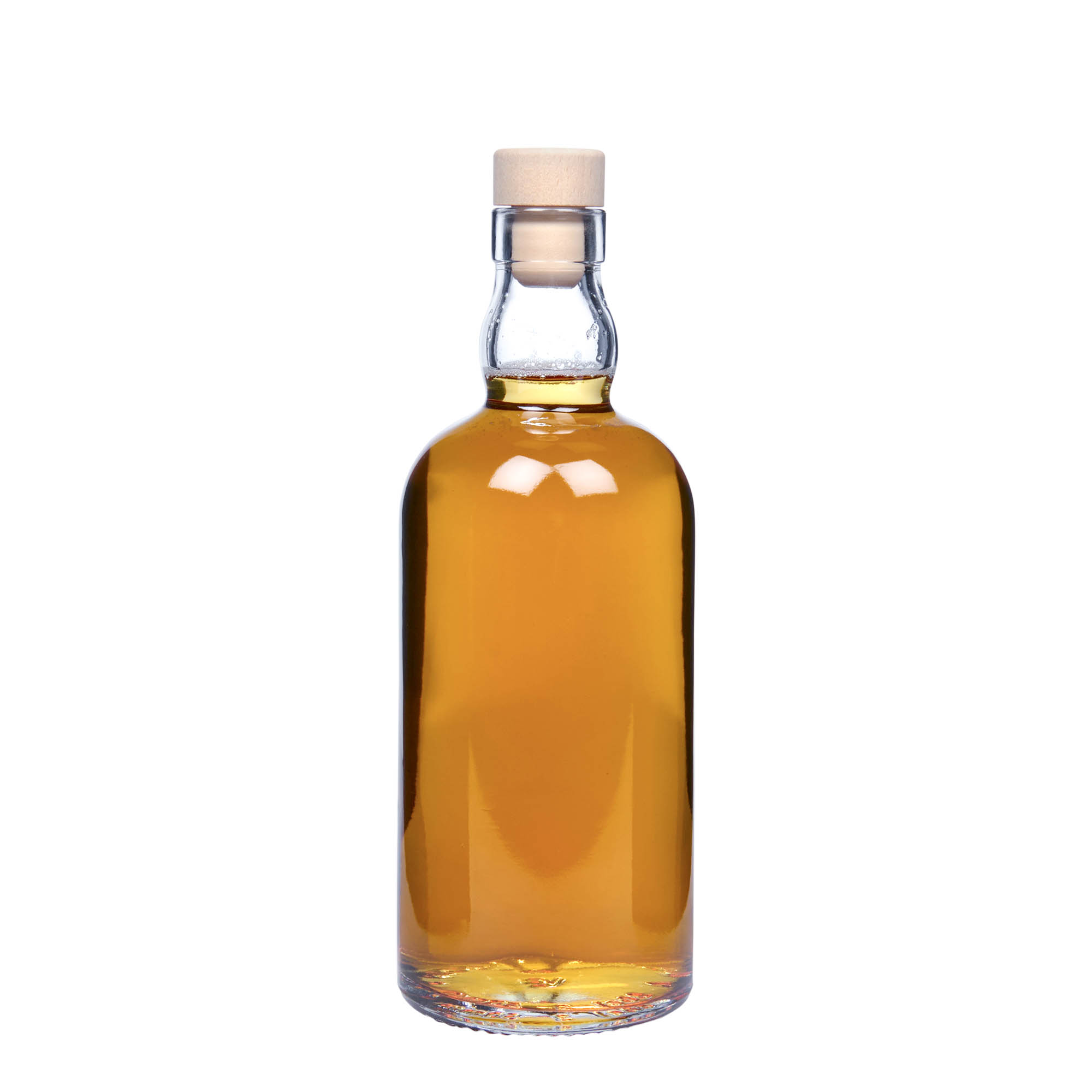 Botella de vidrio de 500 ml 'Aberdeen', boca: corcho