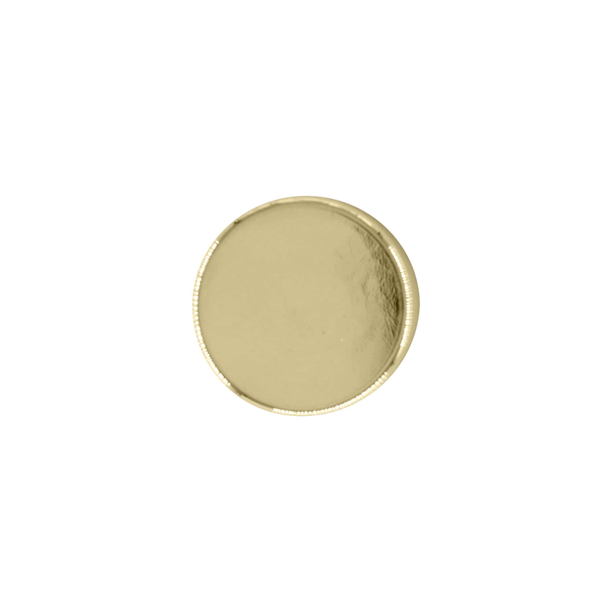 Tapa roscada, plástico ABS, dorado, para boca: GPI 28/400