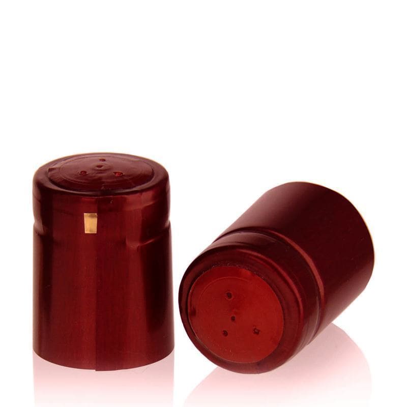 Cápsula termoencogible 32x41, plástico de PVC, rojo vino