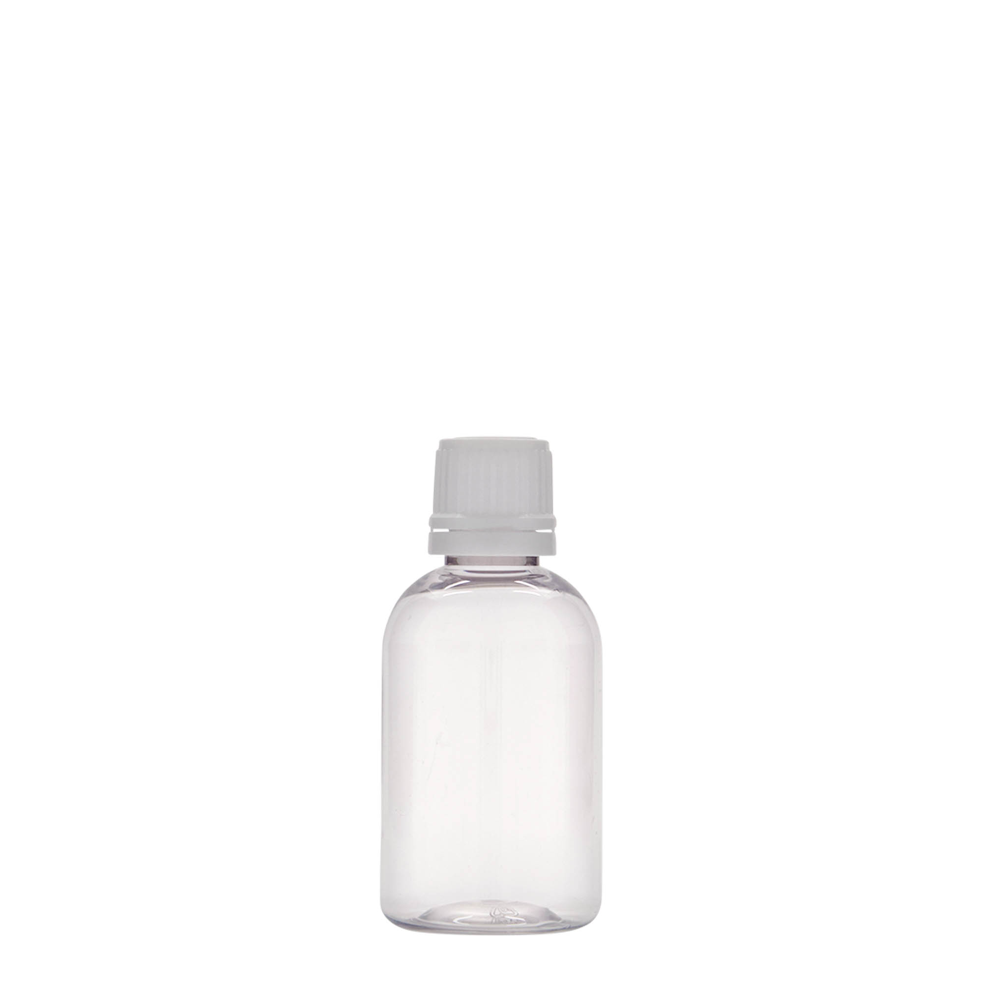Botella médica PET de 50 ml 'Easy Living', plástico, boca: DIN 18