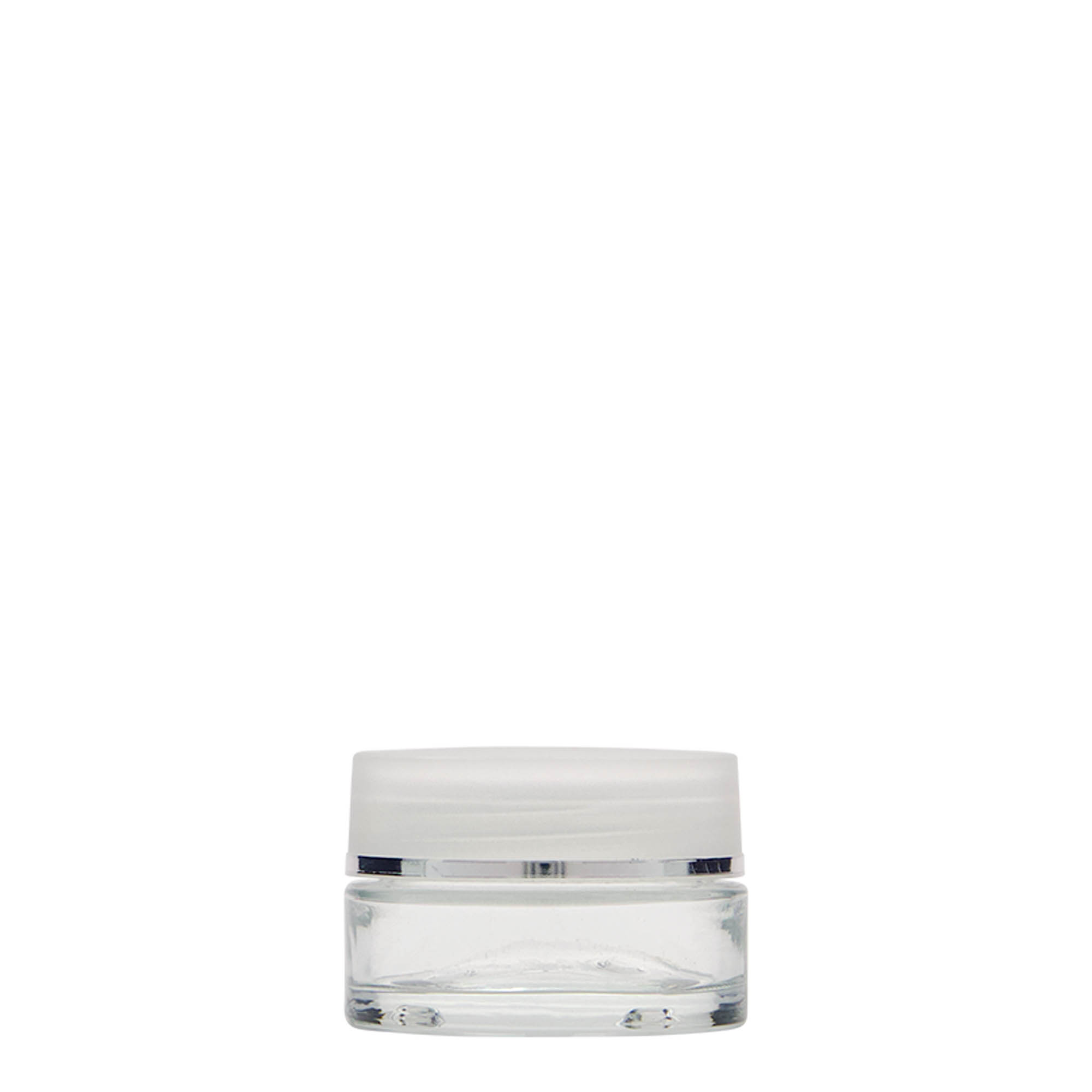 15 ml tarro 'Clear Edition', vidrio, boca: cierre de rosca