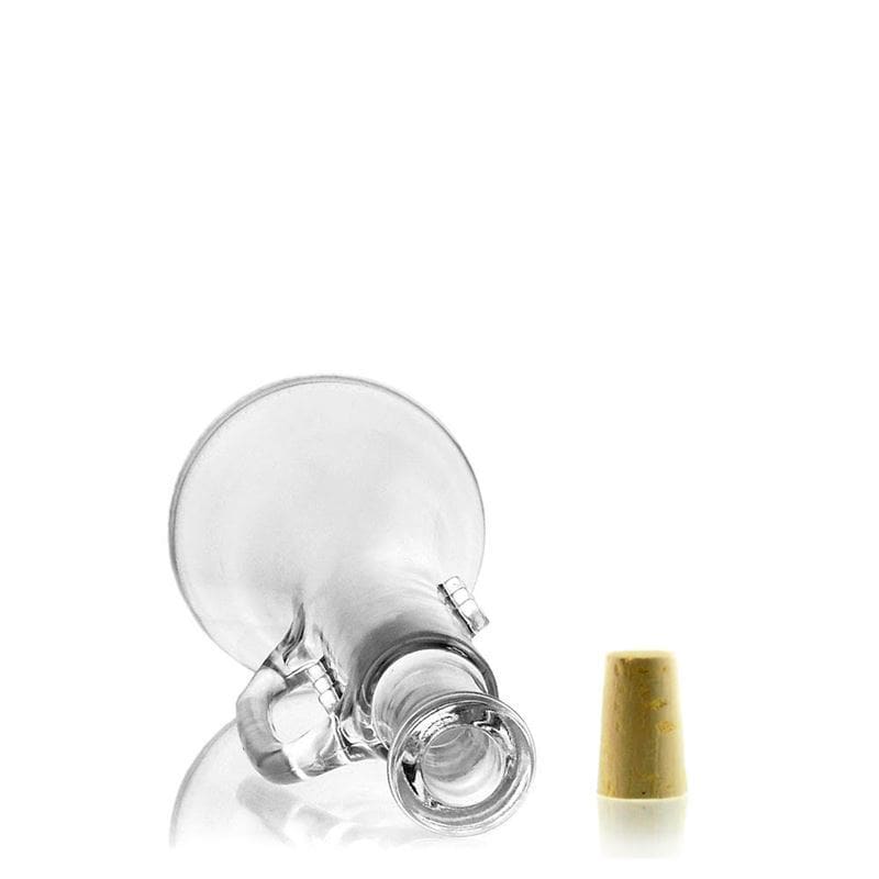 Botella de vidrio de 500 ml 'Trompeta', boca: corcho