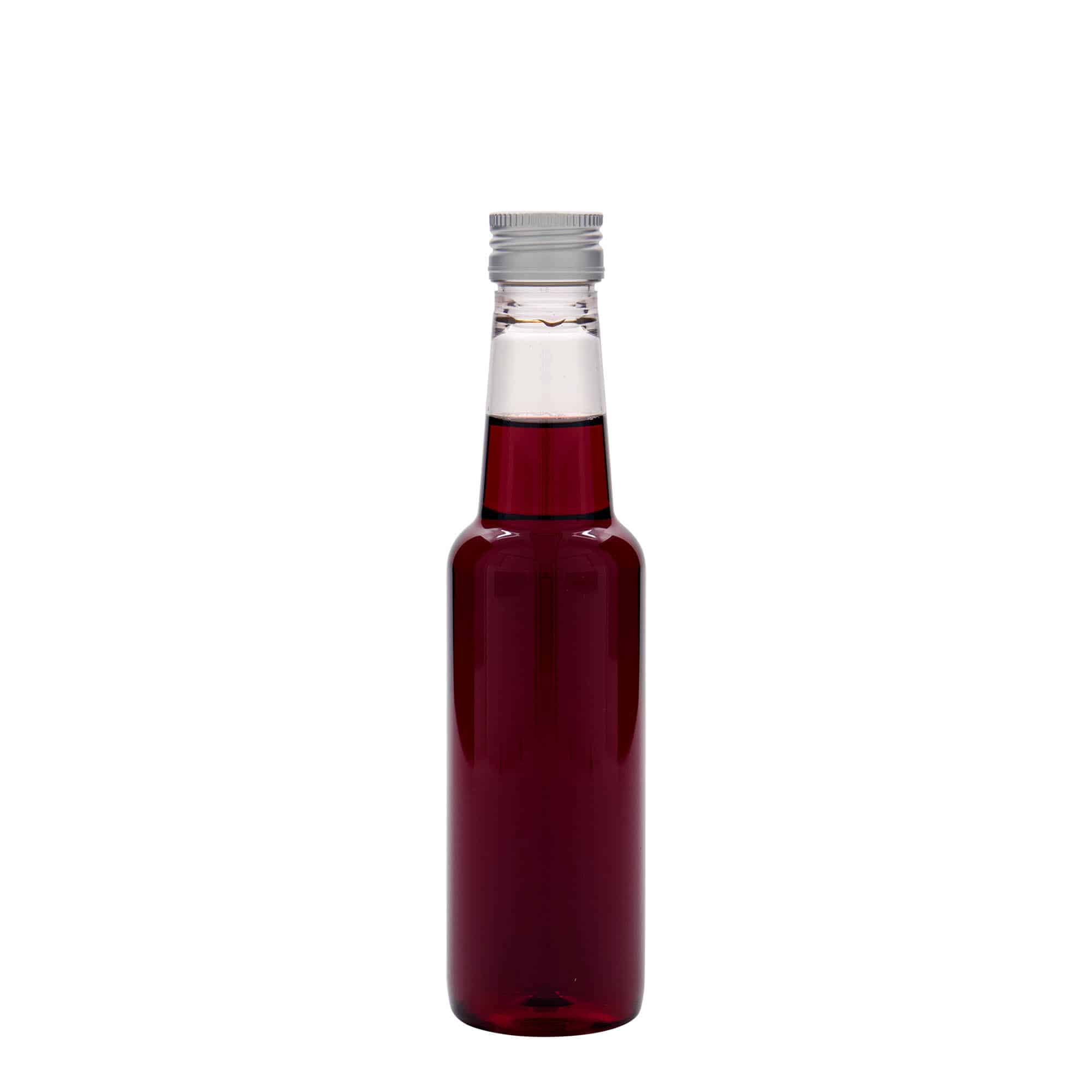 Botella de PET 'Vino' de 250 ml, plástico, boca: PP 28