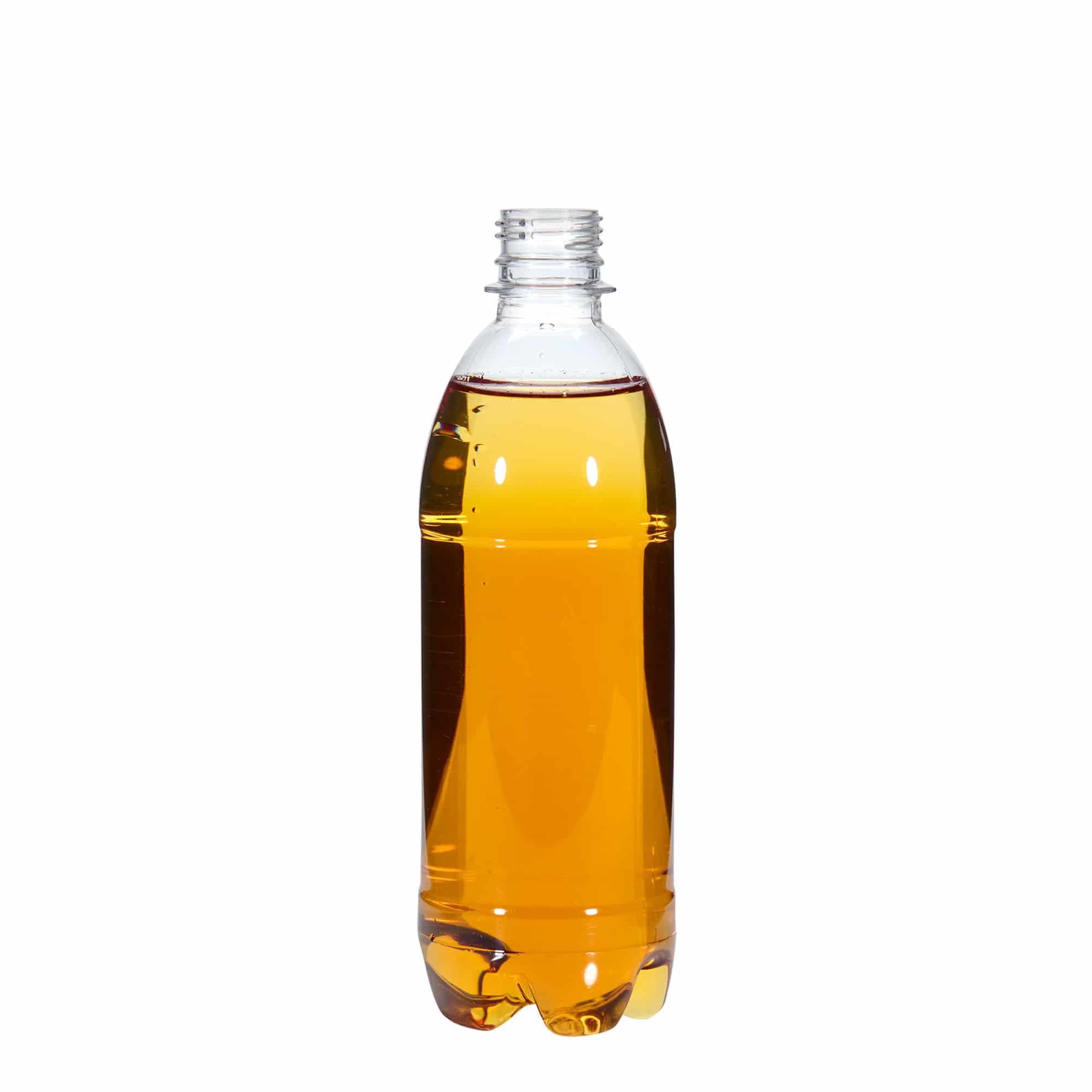 Botella PET universal de 500 ml, plástico, boca: PCO28 Botella PET universal de 500 ml, plástico, boca: PCO28