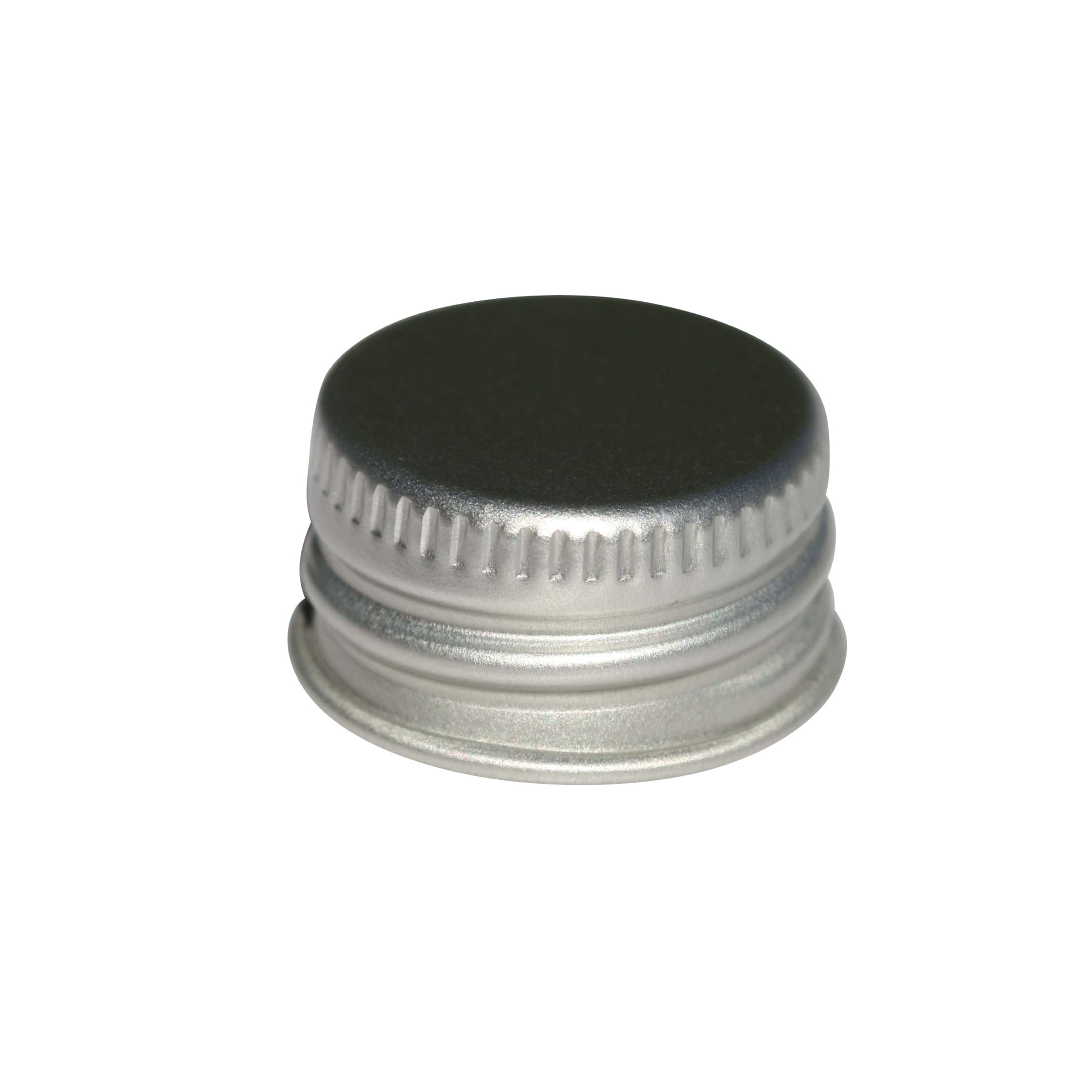 Tapón de rosca, metal, plateado, para boca: 20/410