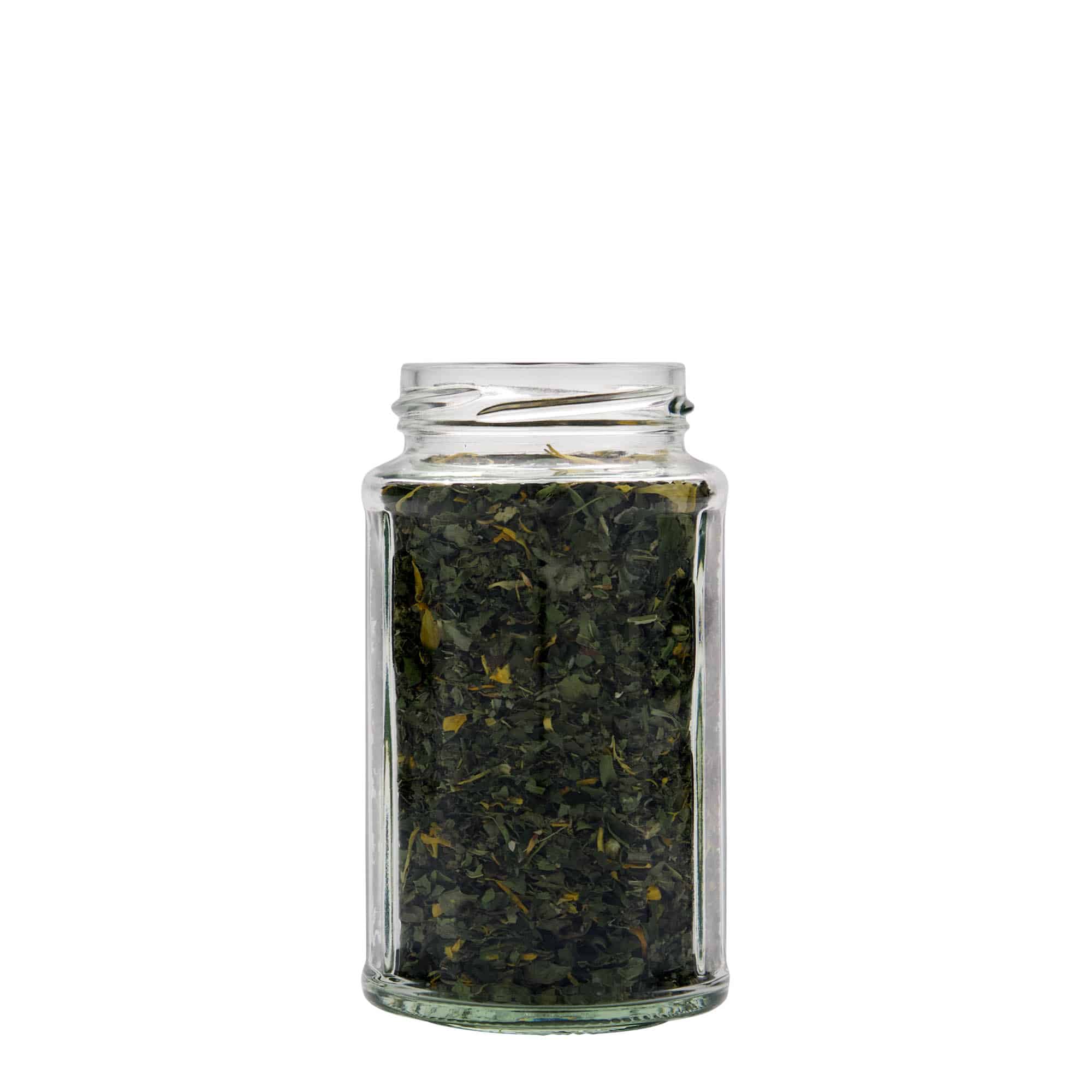 288 ml tarro hexagonal, doce lados, boca: Twist-Off (TO 58)