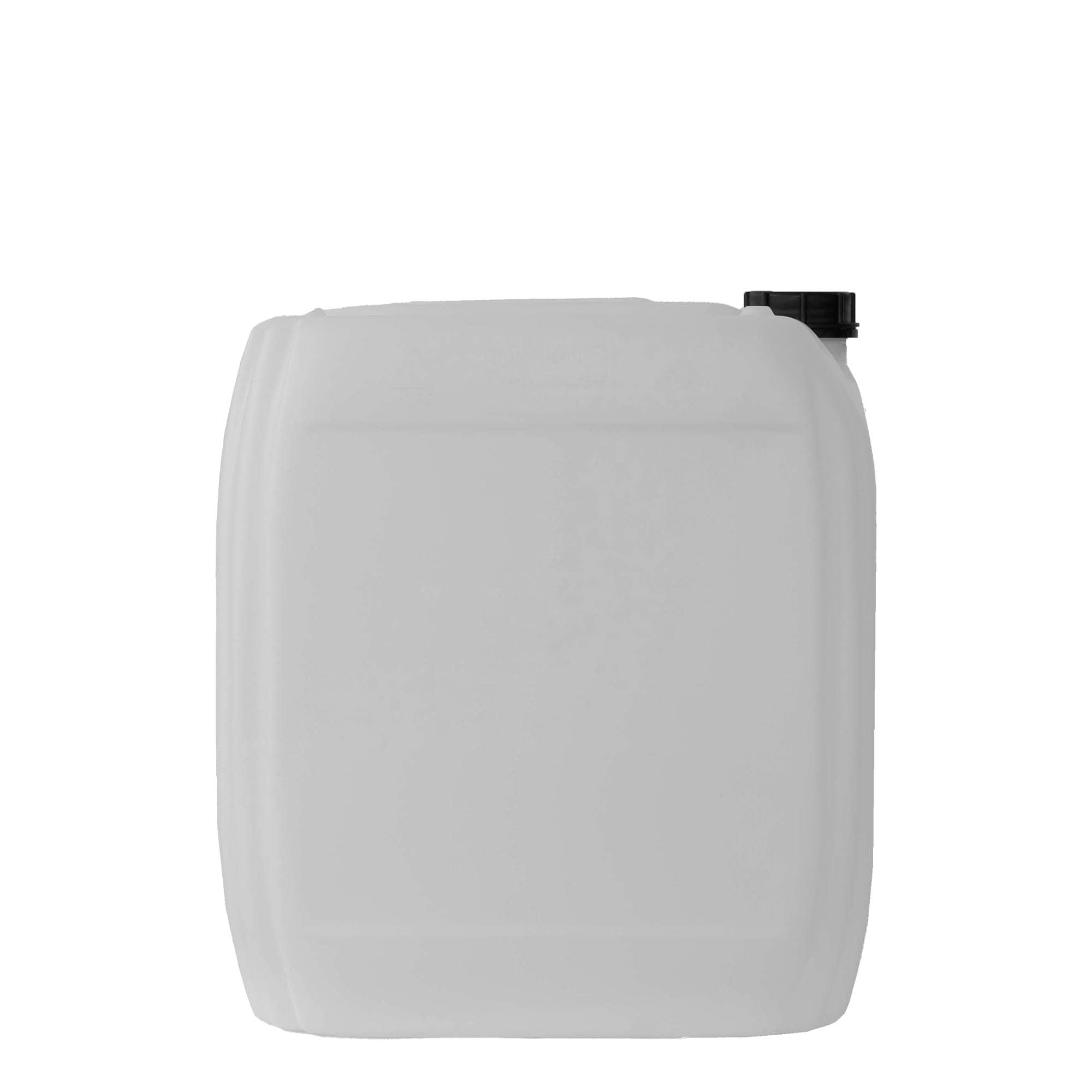 Bidón de 30 l, rectangular, plástico HDPE, natural, boca: ND 60