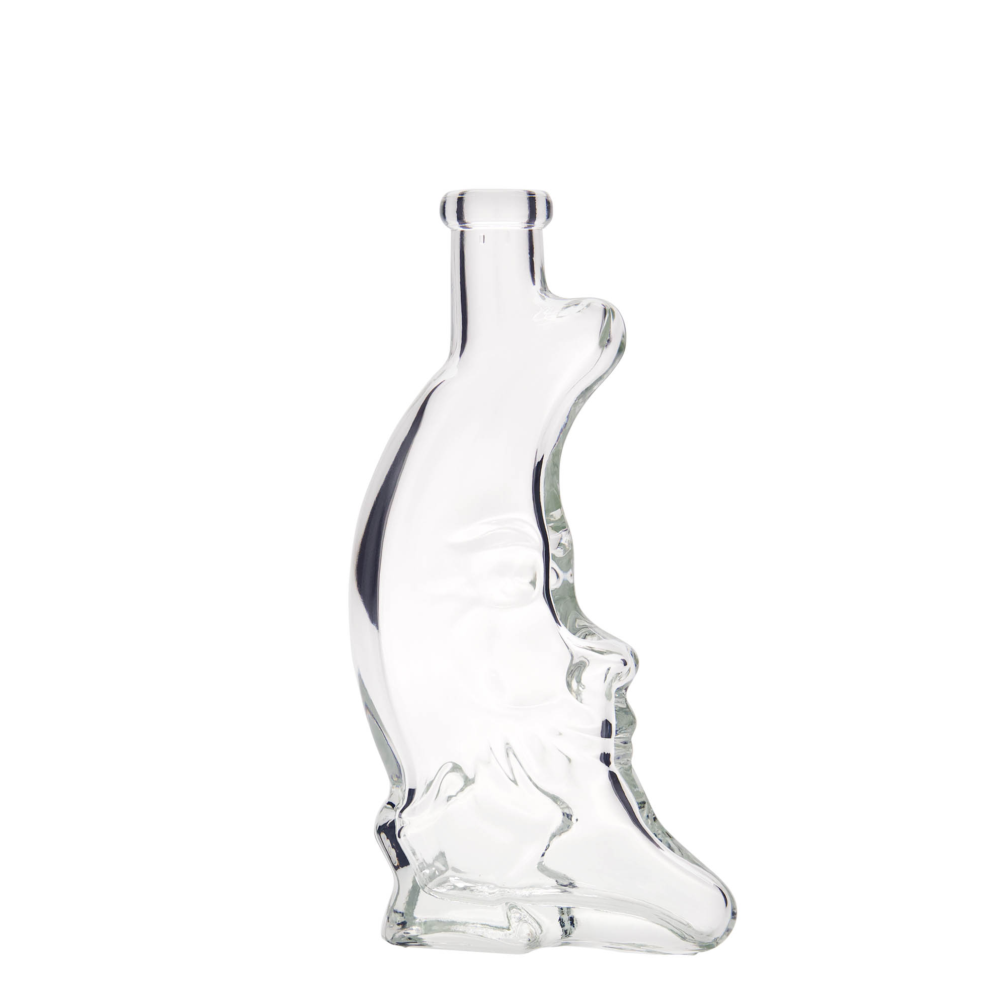 Botella de vidrio 'Luna' de 200 ml, boca: corcho