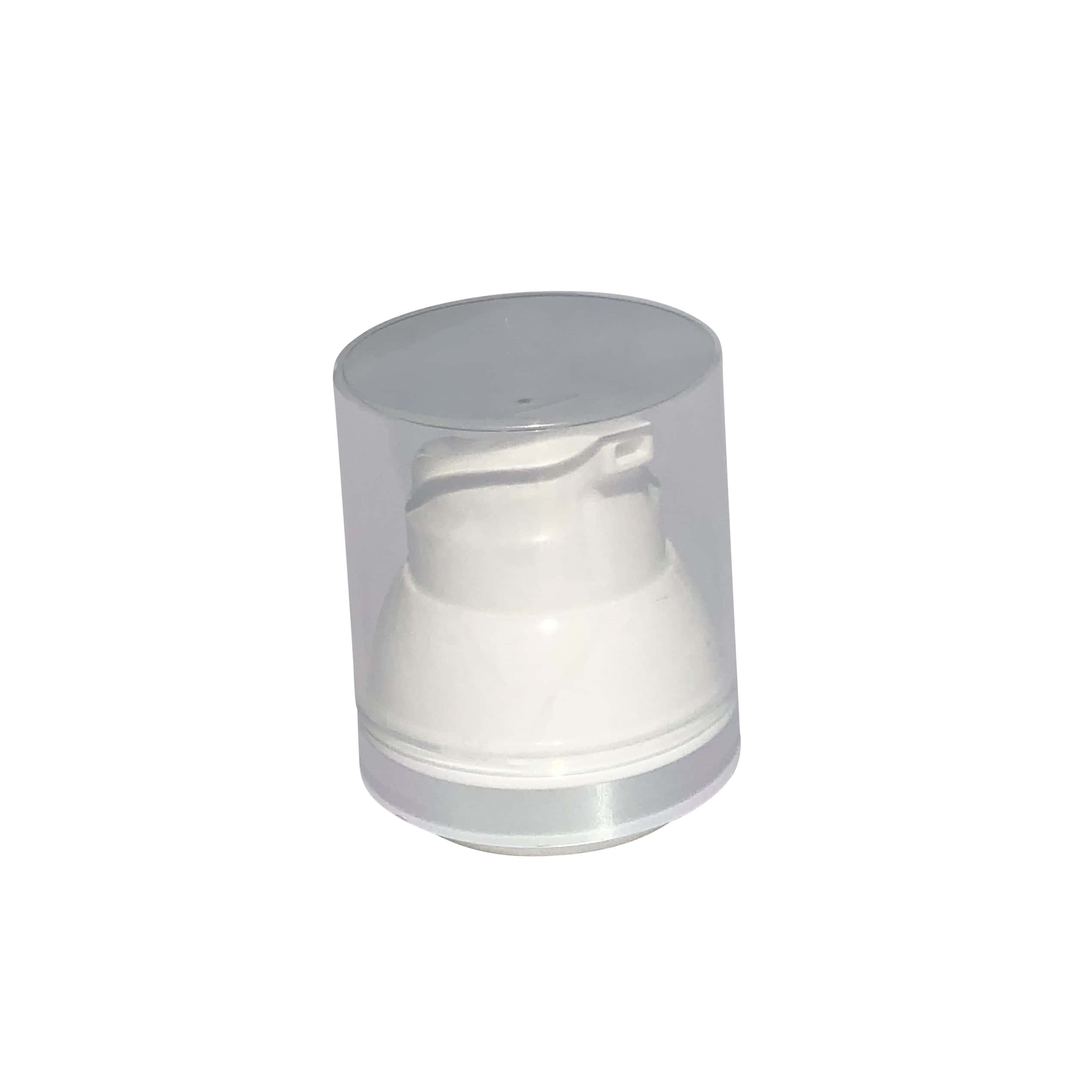 Dispensador Airless con cabezal de bombeo 'Mezzo', plástico de PP, blanco