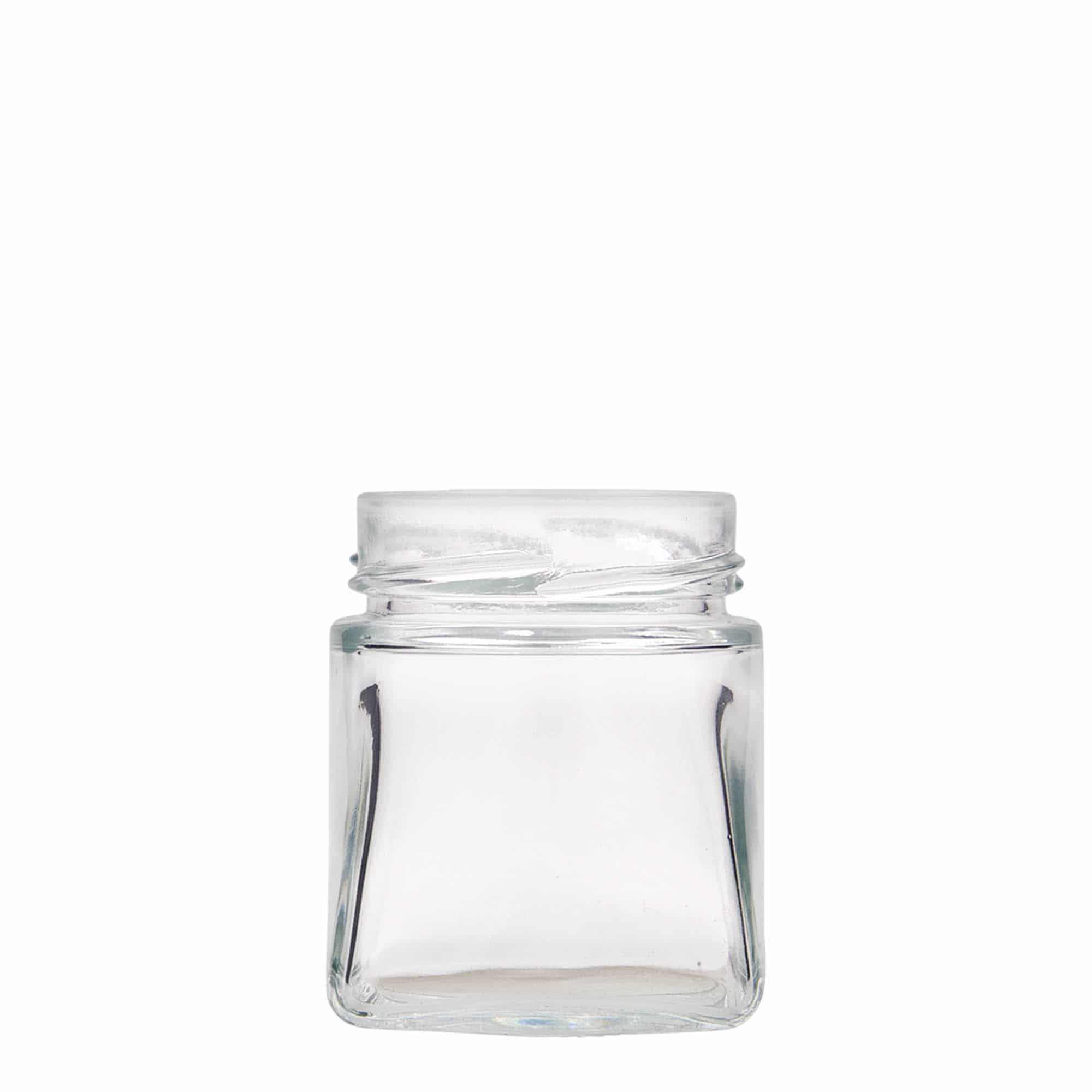 Tarro cuadrado 'Luxor' de 212 ml, boca: Deept-Twist-Off (DTO 63) Tarro cuadrado 'Luxor' de 212 ml, boca: Deept-Twist-Off (DTO 63)