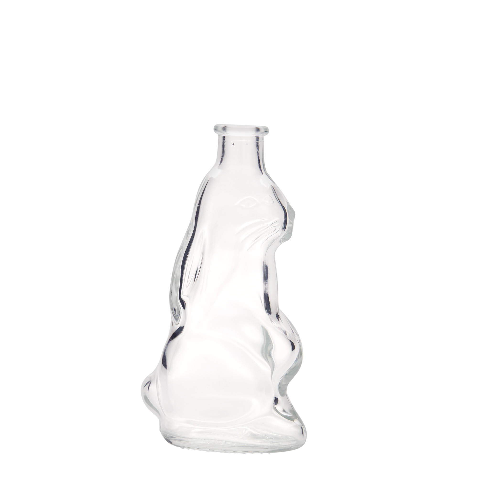 Botella de vidrio de 200 ml 'Conejo', boca: corcho Botella de vidrio de 200 ml 'Conejo', boca: corcho