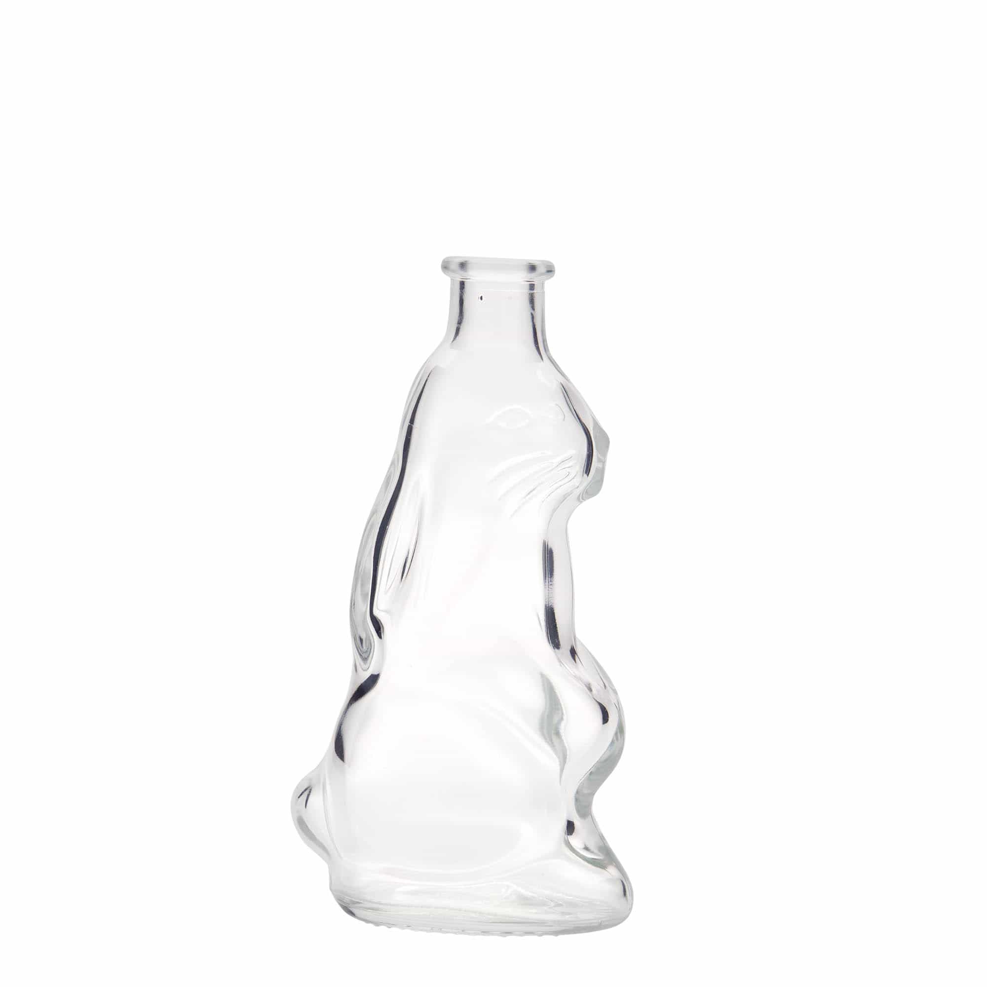 Botella de vidrio de 200 ml 'Conejo', boca: corcho