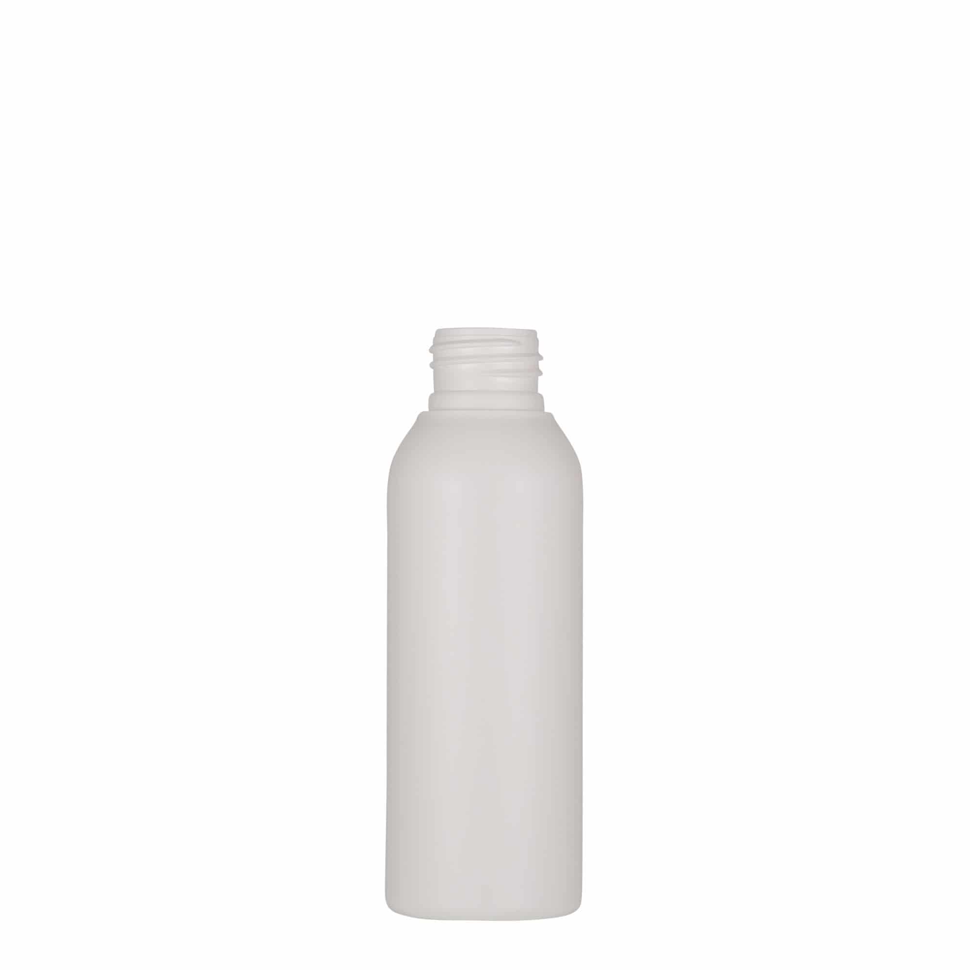 Botella de plástico 'Tuffy' de 100 ml, HDPE, blanco, boca: GPI 24/410